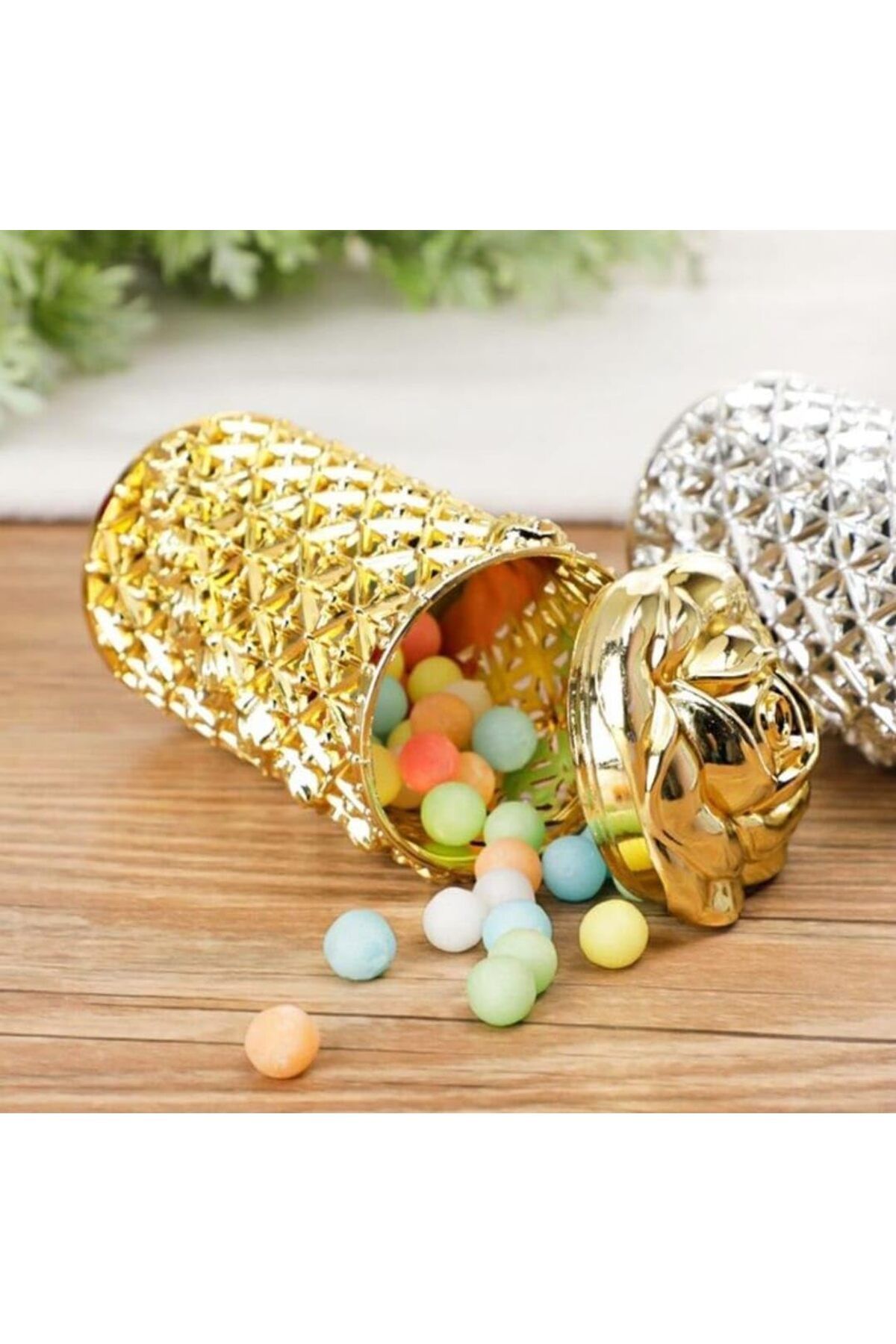 Generic-Gilded Spices and Sweets Set of 3 Pieces with Stylish and Modern Shapes (Shape 1) 3