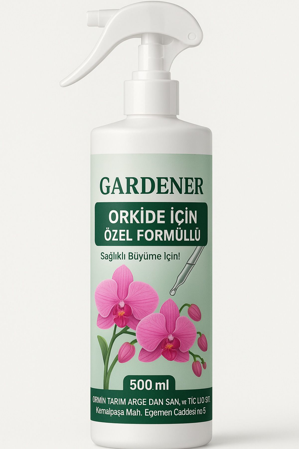 Ormin Gardener Ormin Orkide Için Bitki Besini, Özel Bakım Speyi 500 Ml.