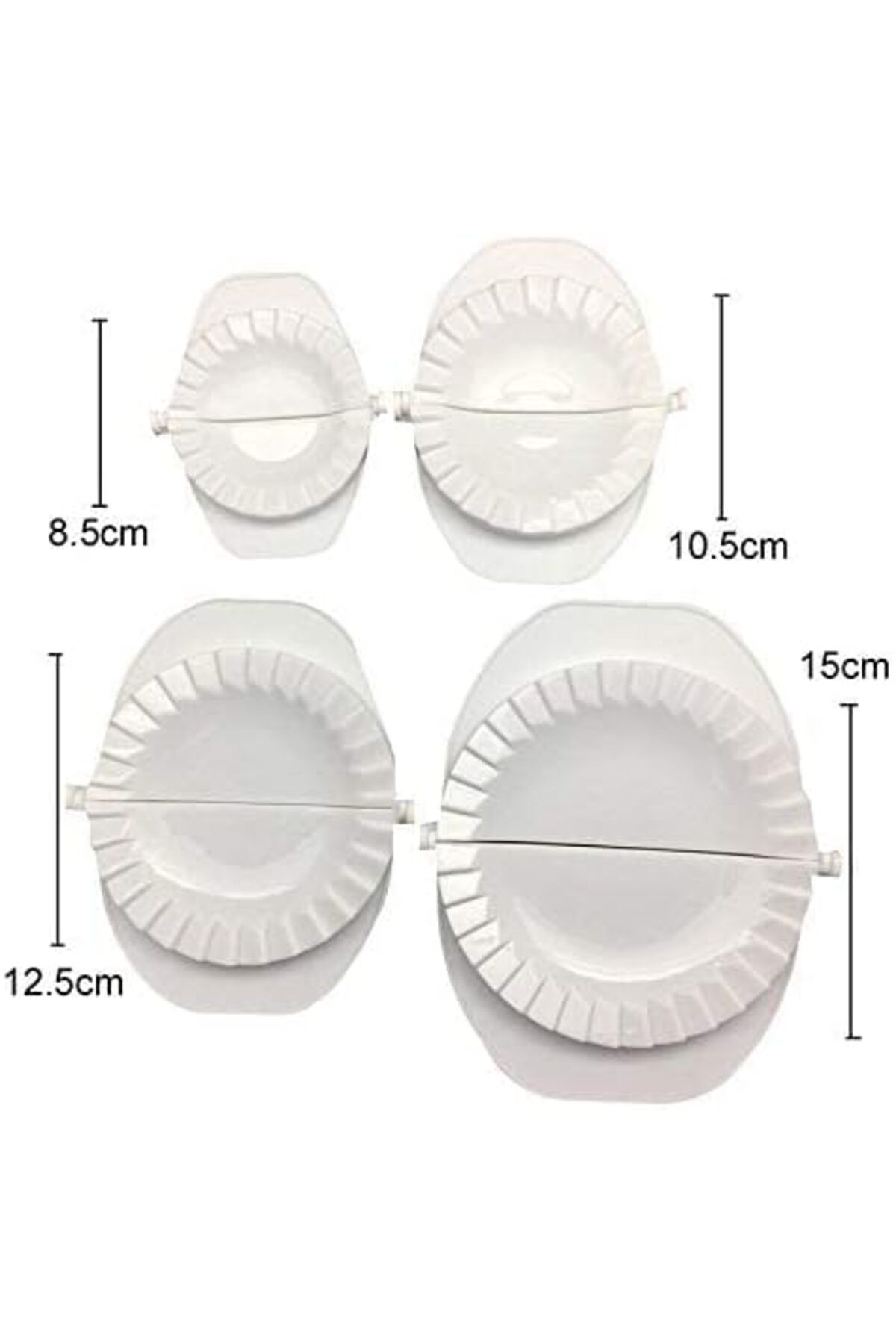 Generic-Emousport 4pcs/set Press Ravioli Dough Pastry Pie Dumpling Maker Gyoza Mold Mould Tool 4 Size Easy 3