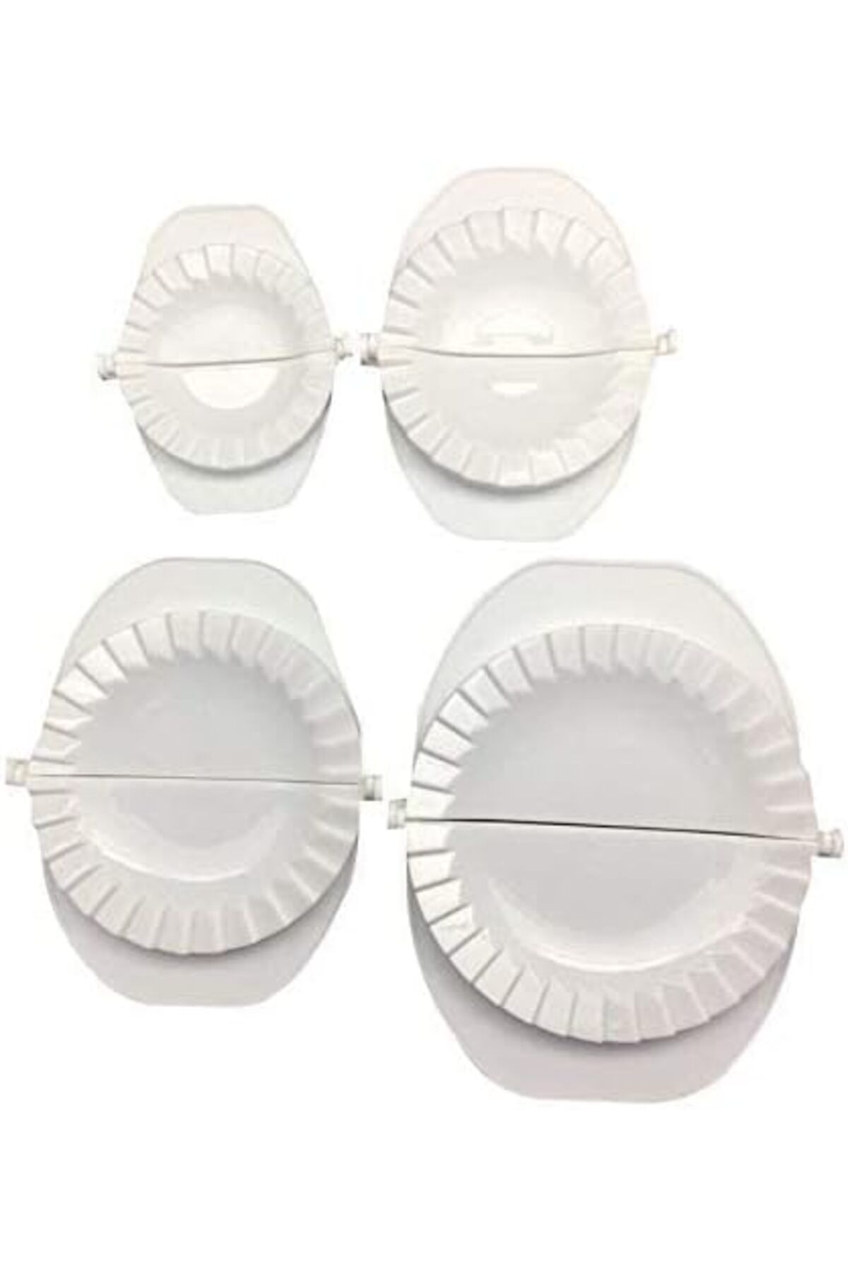 Generic-Emousport 4pcs/set Press Ravioli Dough Pastry Pie Dumpling Maker Gyoza Mold Mould Tool 4 Size Easy 2