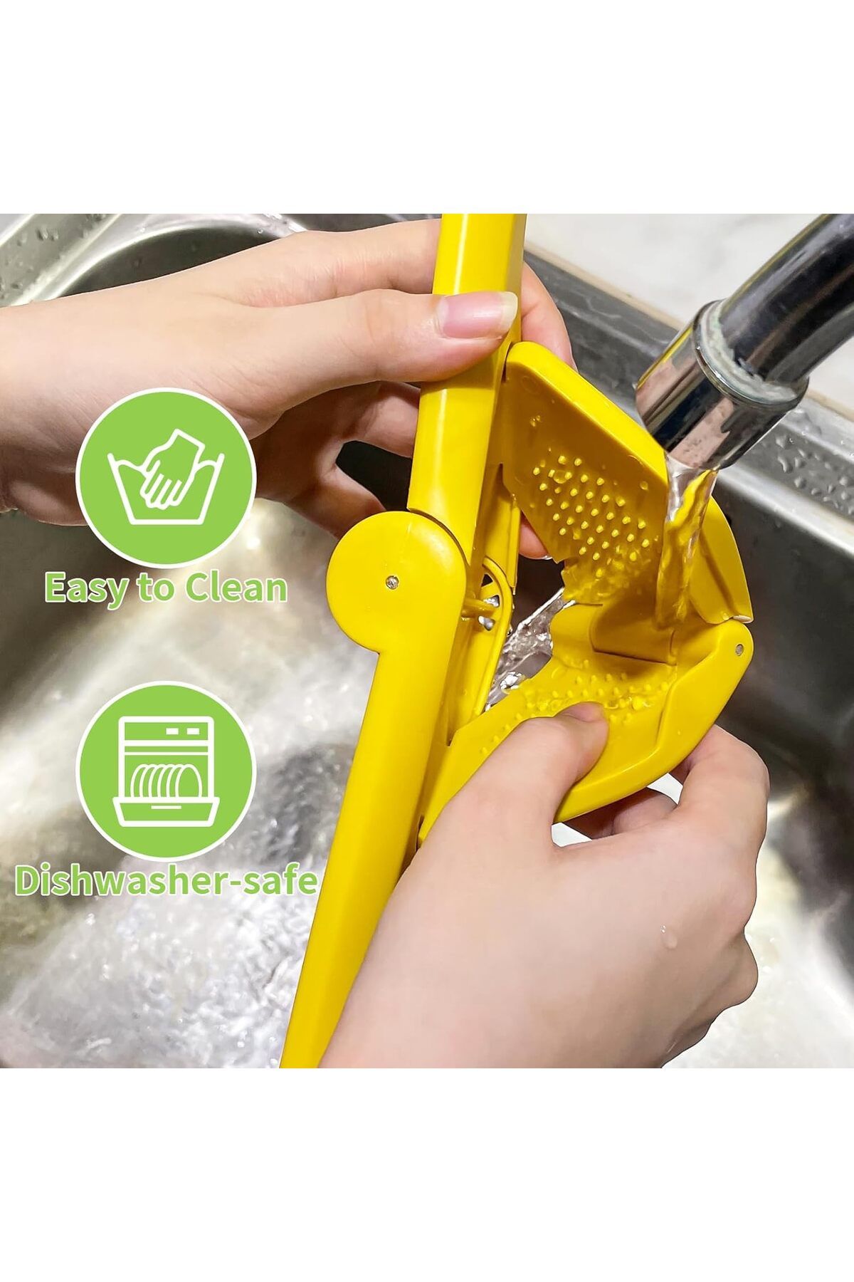 Generic-KASTWAVE Lemon Squeezer Hand Manual, Max Juice Extraction Lemon Juicer Squeezer, Easy-to-Use Flat L 4