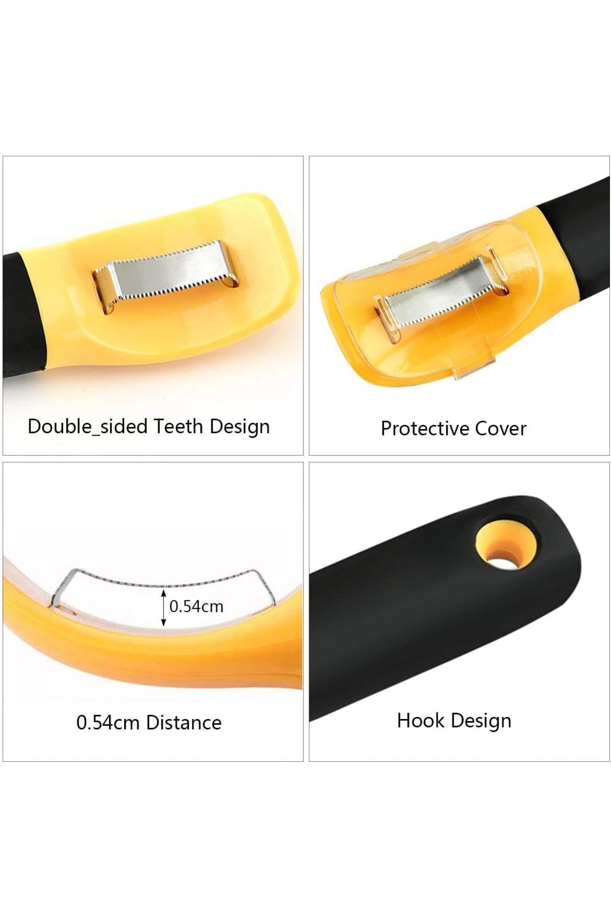 Generic-Excefore Corn Peeler Tool,Cob Cutter Thresher Magic Scraper Stripper Slicer,Ergonomic Handle Vegeta 3