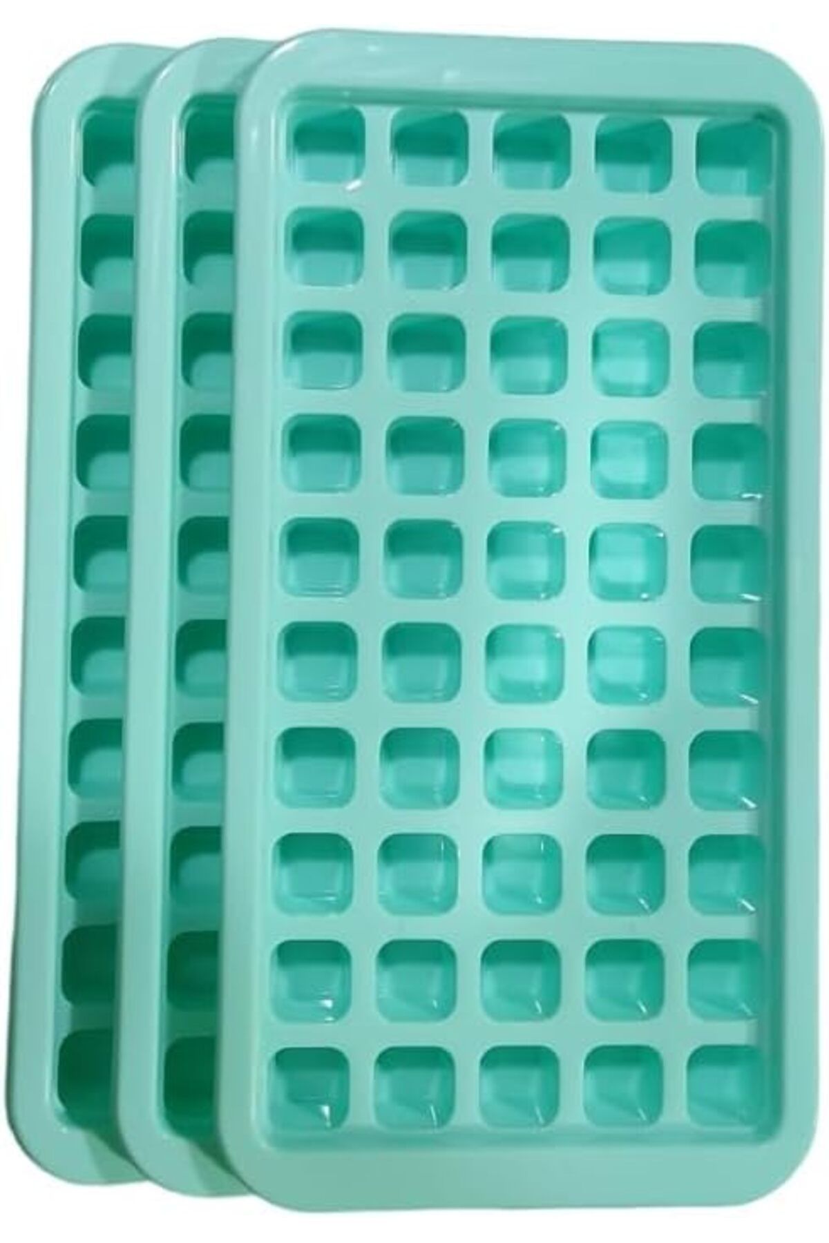 Generic-3 PCS Ice Cube Tray Nano Square shape 50 cubes Each(3 * 50) Ice Maker Tray Making Ice 3 Trays Rando 3