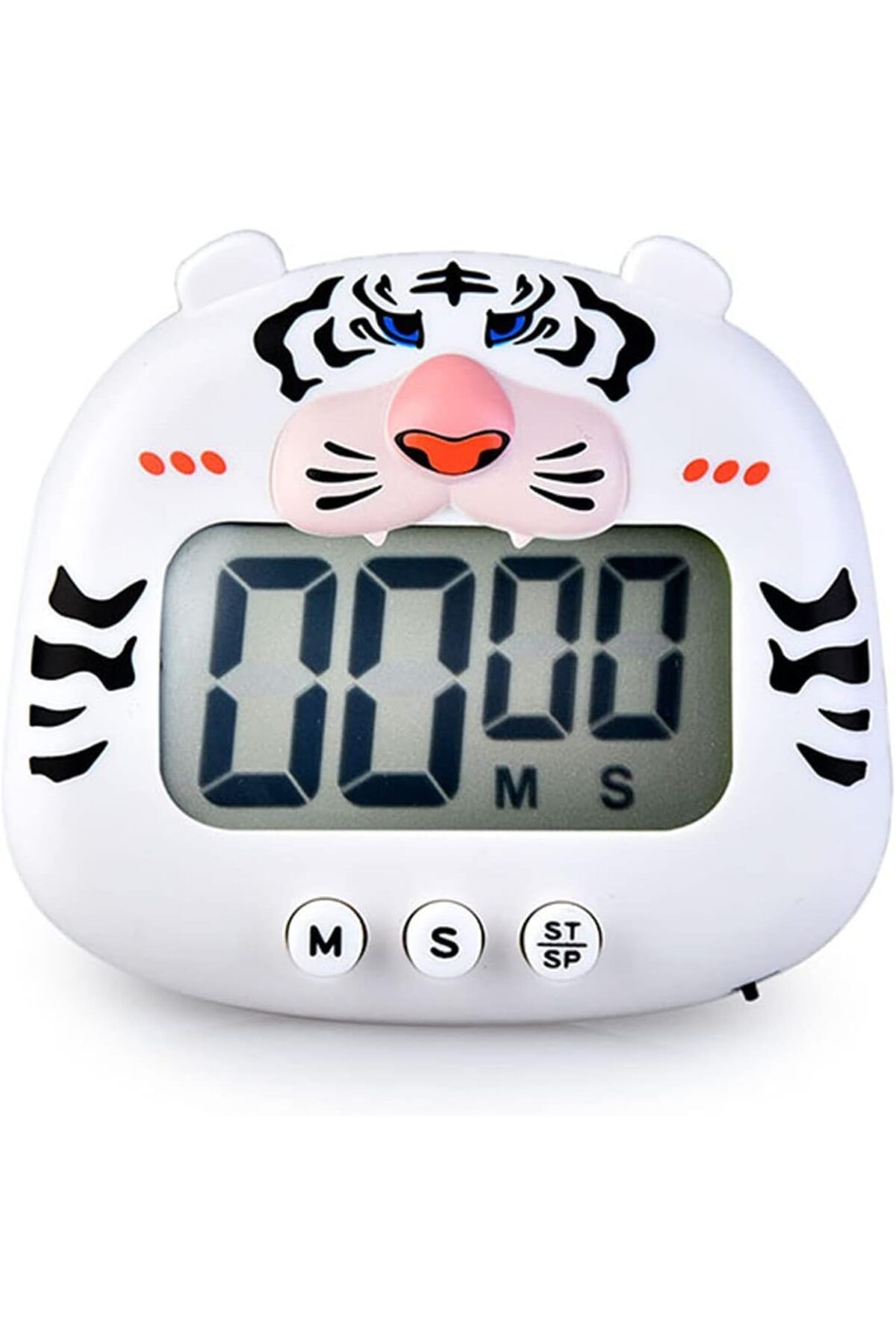 Generic-Kitchen Timer, Large Display Digital Timer Magnetic Back Loud Alarm, Cute Animal Countdown Timer Wh 1