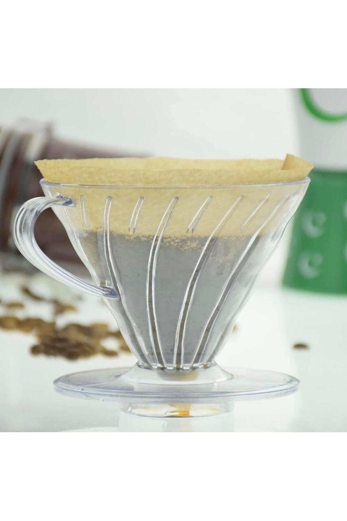 Generic-Specialty Coffee Machine Filter and Drip Funnel V60 Drip Filter Pot Size 02 5