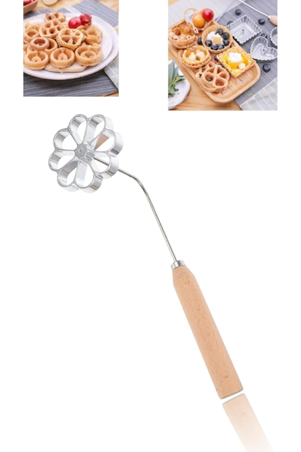 Generic-Sweet seven - Create Delightful Rosette Waffles, Cookies, and Pastries - Unique Kitchen Gadget for 1