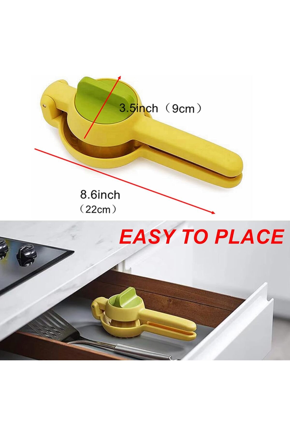 Generic-Jzy Qzn Lemon Lime Squeezer, Hand Juicer Lemon Squeezer, Easy Extraction Manual Citrus Juice 4