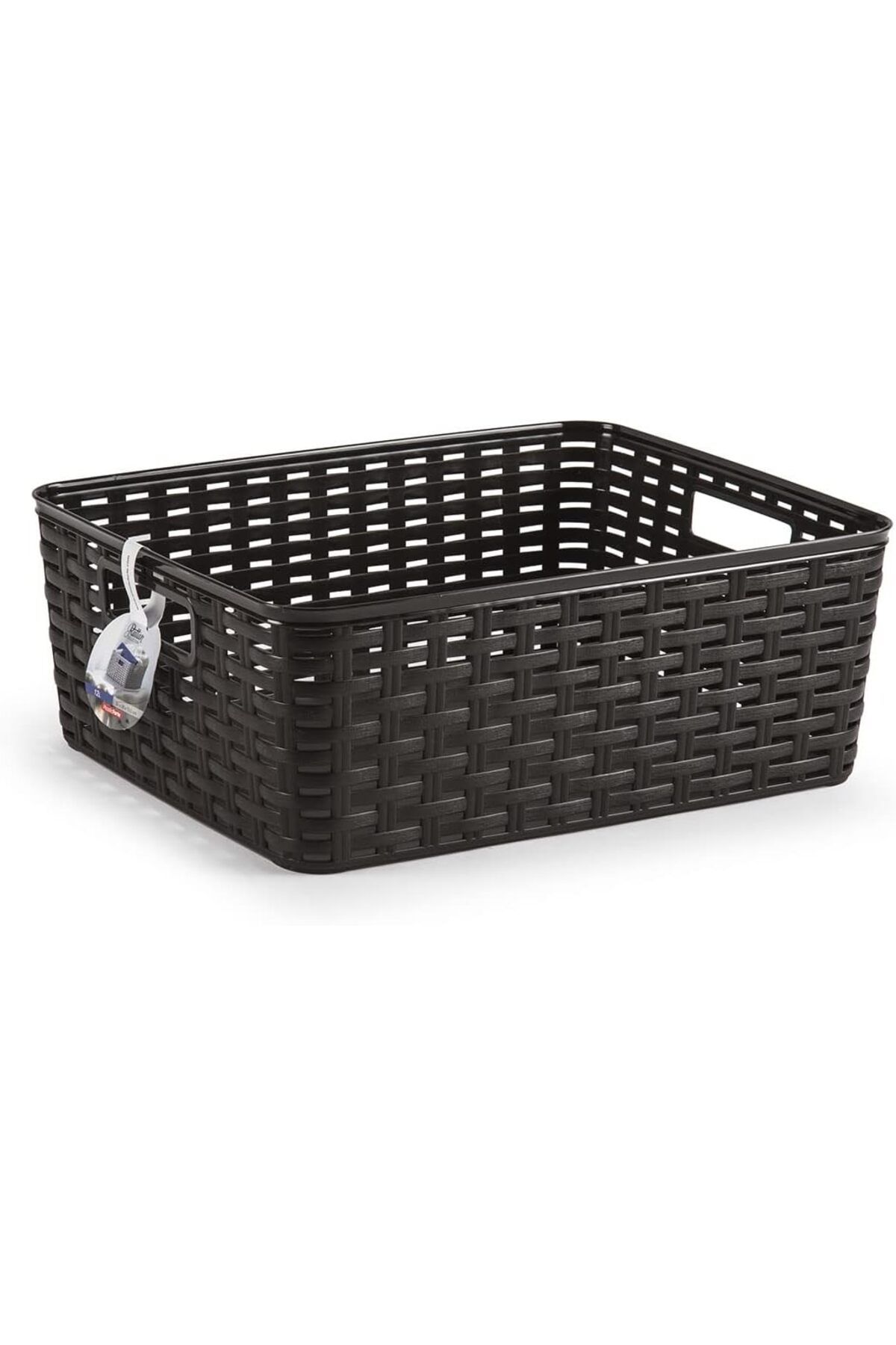Generic-Plasticforte Rattan Basket, 10 Litre Capacity 1