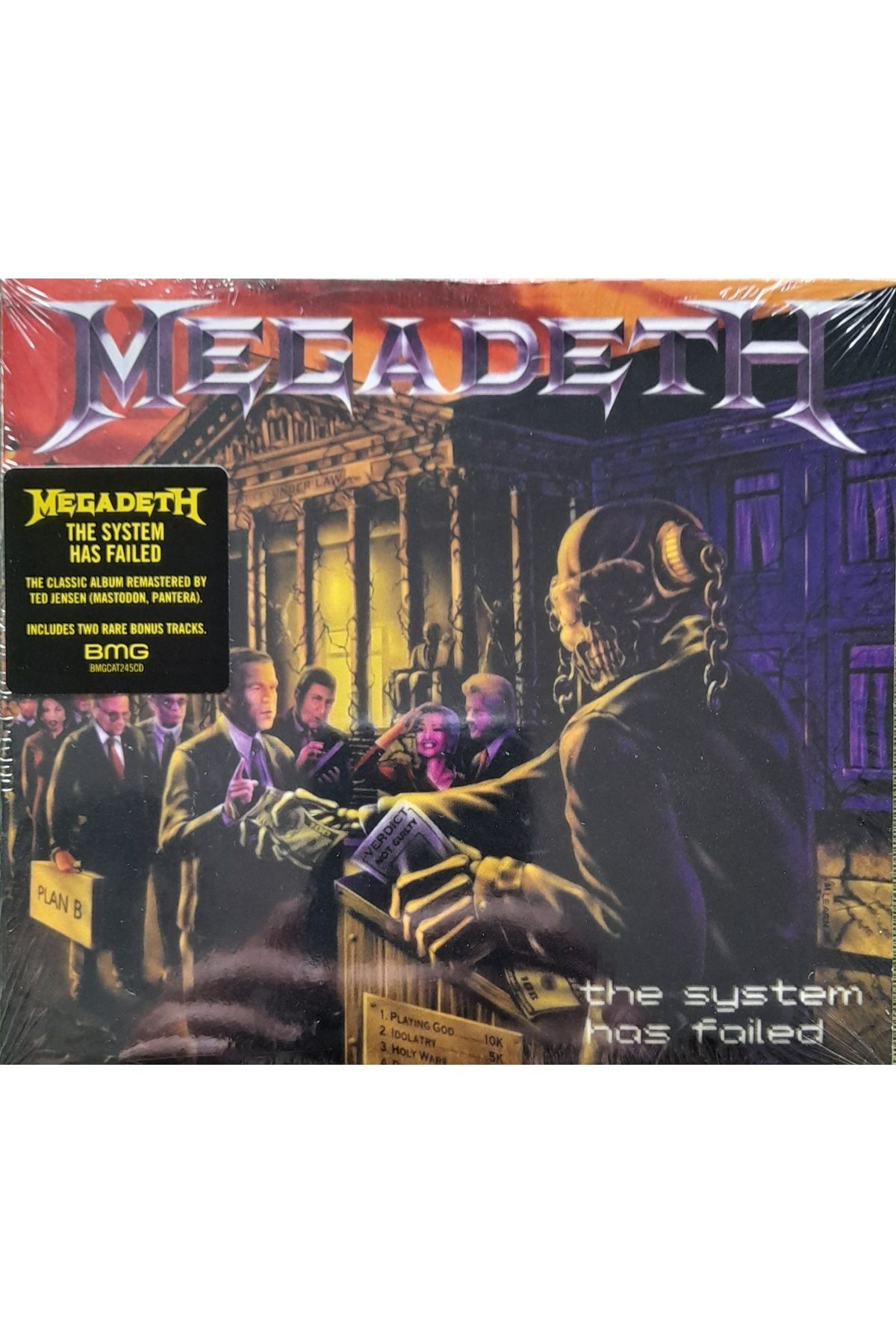 Eskişehir Plak CD MEGADETH – the system has failed