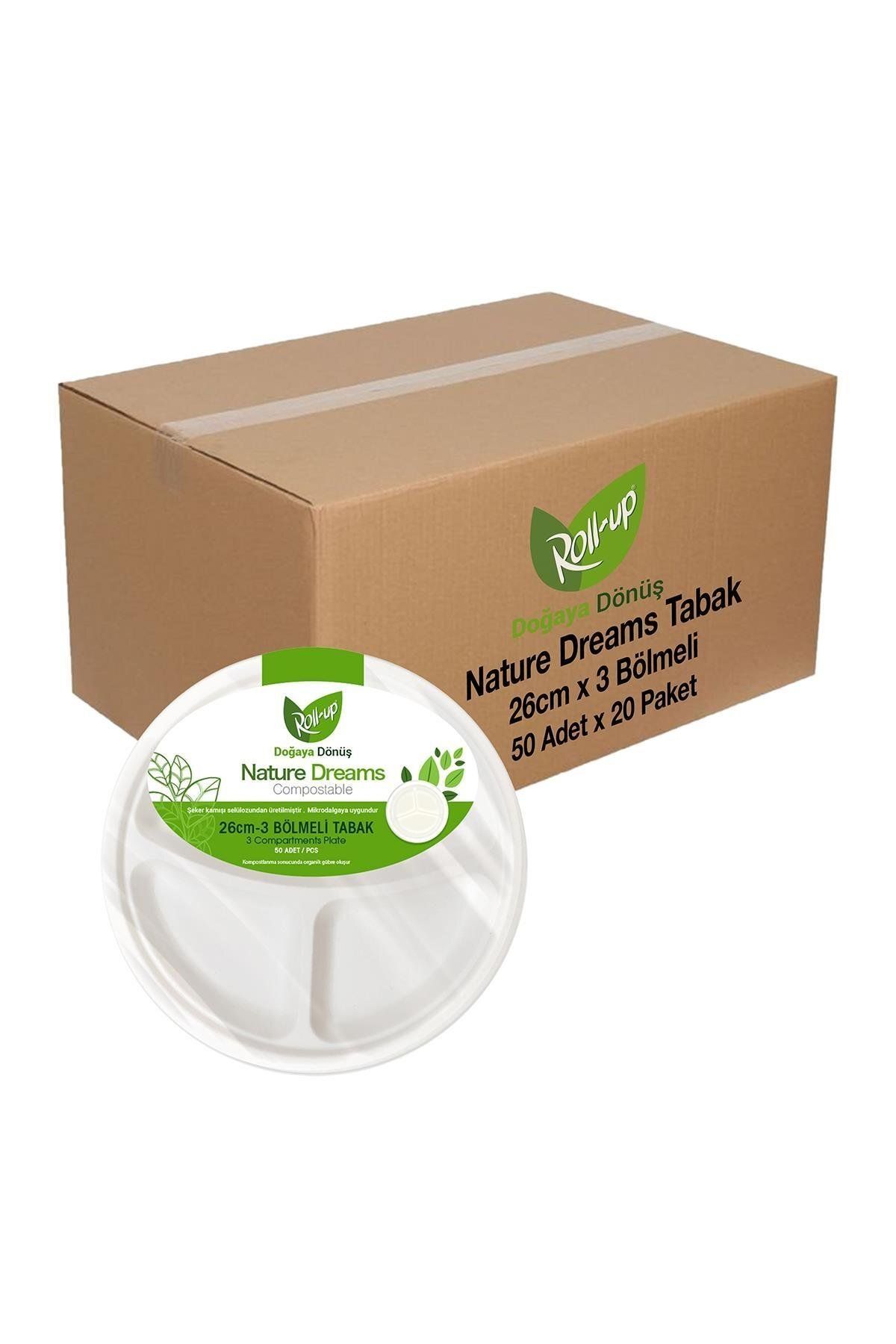 alsepeteavm Roll-up Nature Dreams Tabak 26cm-3 Gözlü 50 Adet X 20 Paket (KOLİ)