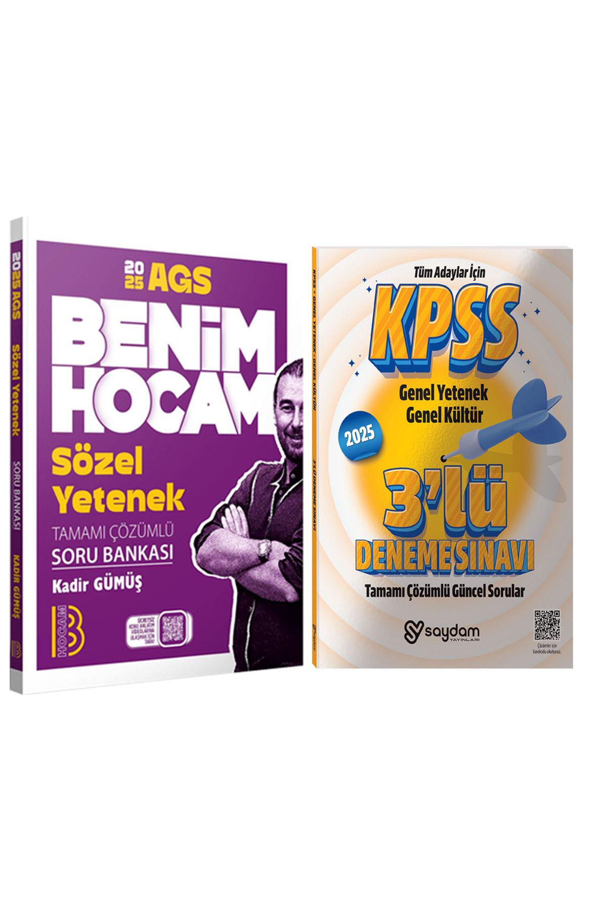 Benim Hocam Yayınları 2025 AGS Sözel Yetenek Tamamı Çözümlü Soru Bankası-2025 Çözümlü 3 Deneme