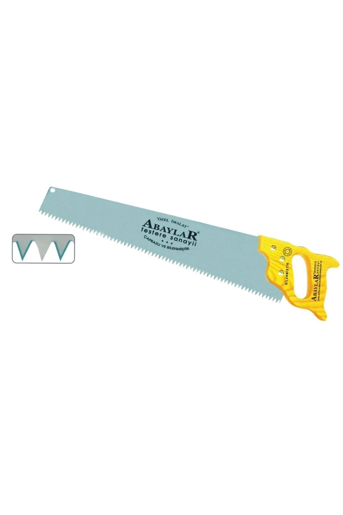 ShopNova Lar Beyaz Çelik Pala Testere 50 Cm - Ahşap Sap