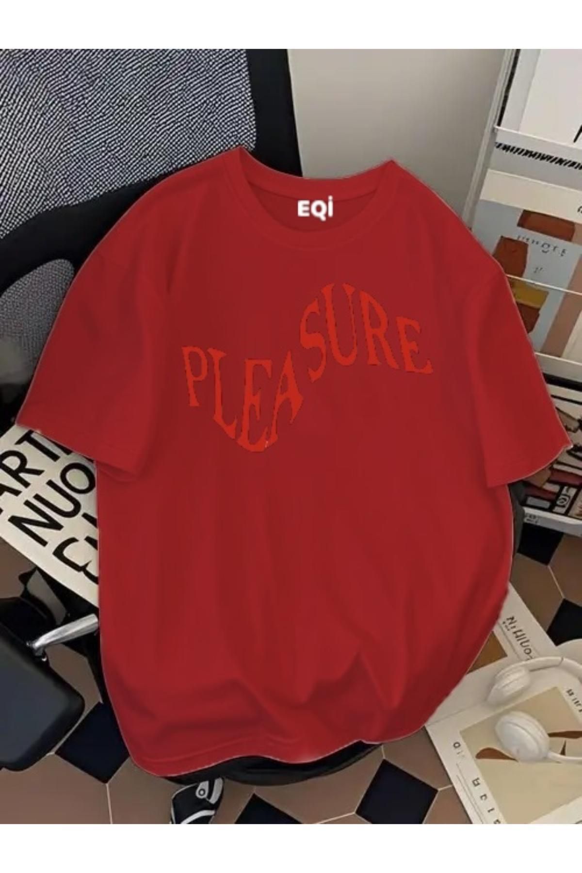 EQİ Pleasure Baskılı Oversize T-Shirt