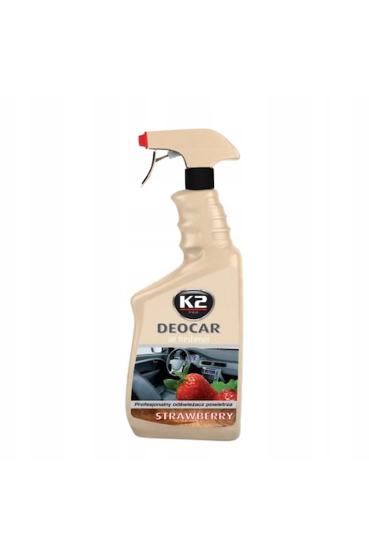K2 Odorizant Deocar Cu Pulverizator K2 Capsuni 700 Ml - One Size
