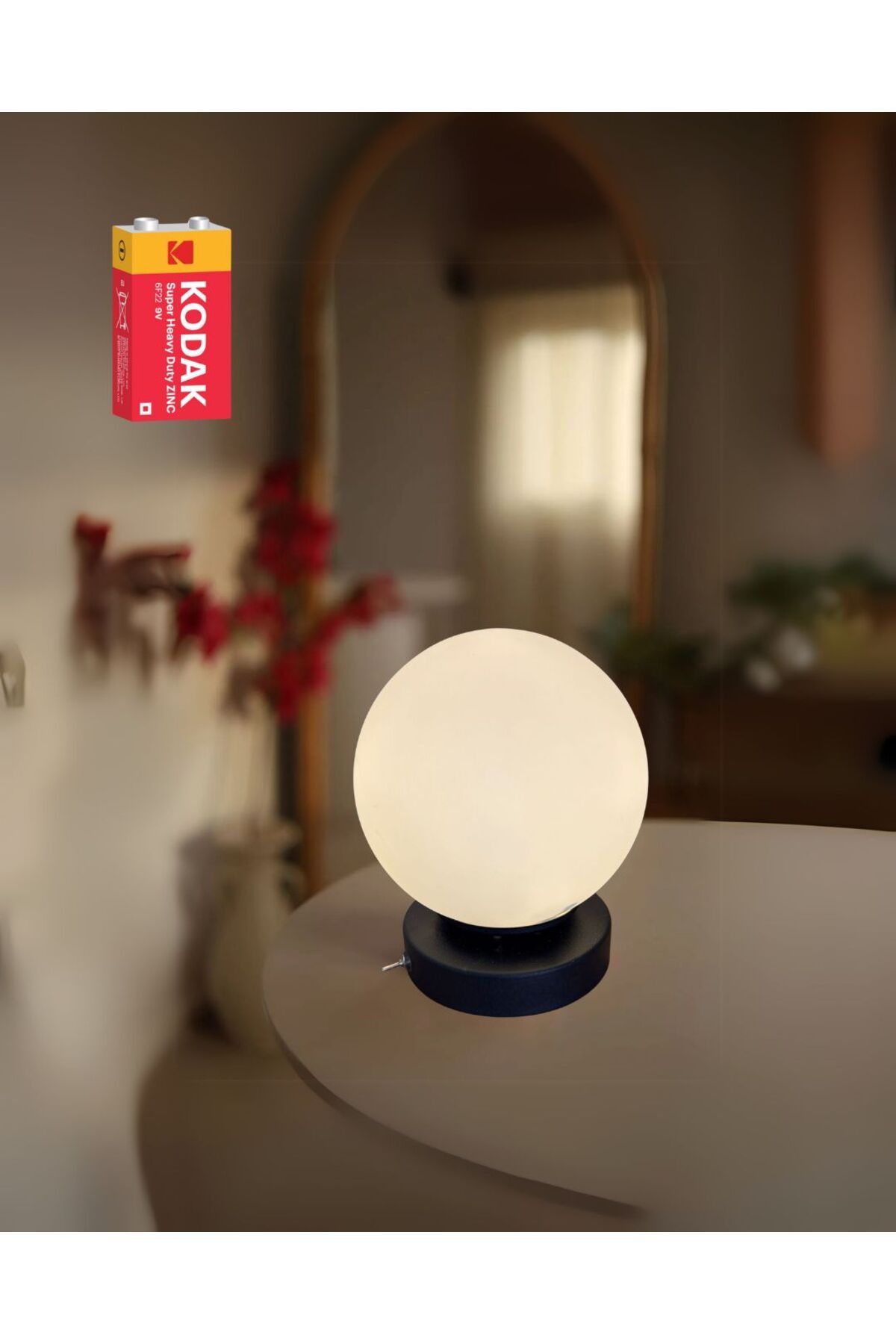 Ömür Avize irem pilli masa lambası