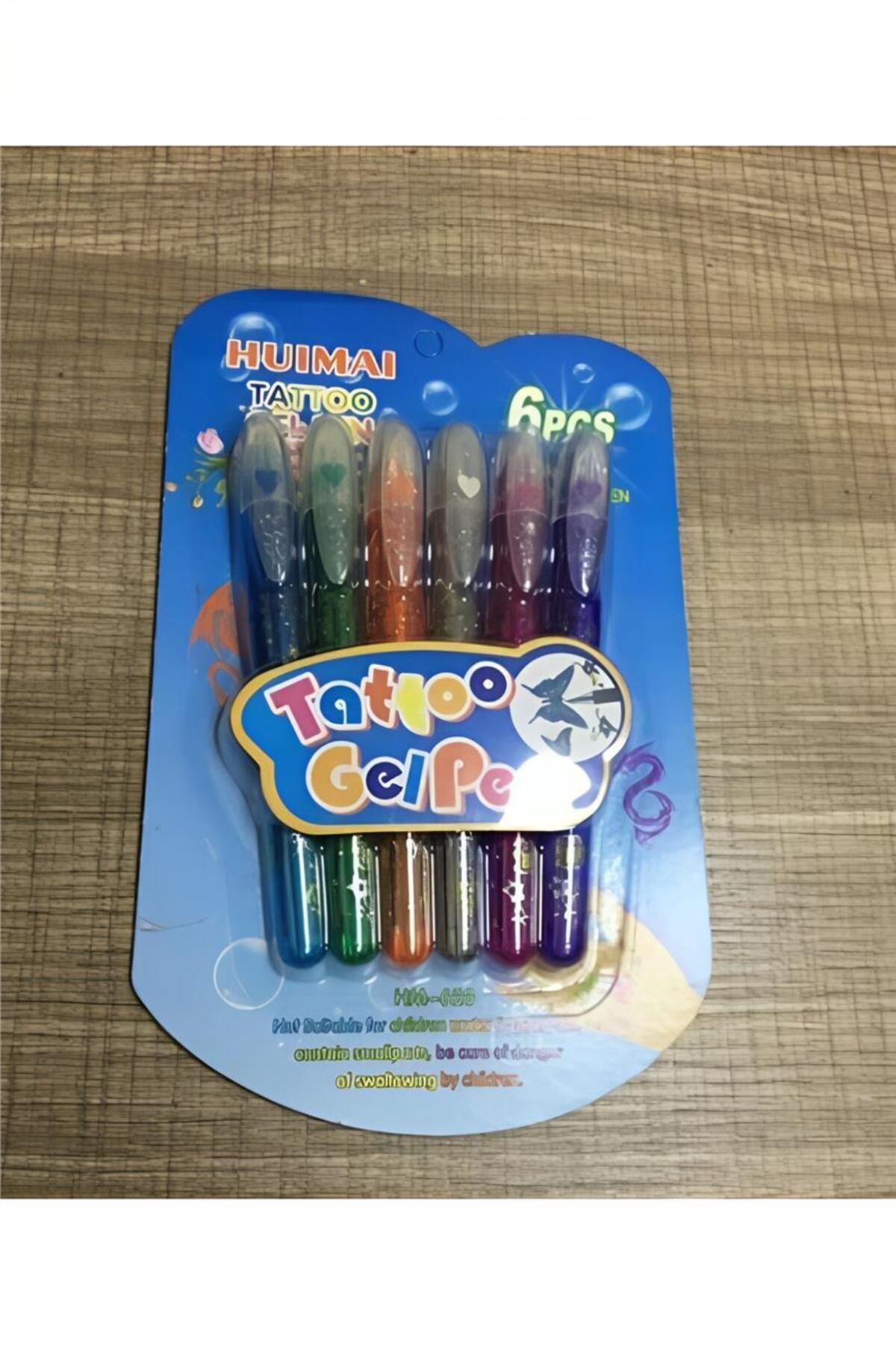 supertrend Süpertrend Geçici Dövme Kalemi 6 lı Tattoo Gel Pen