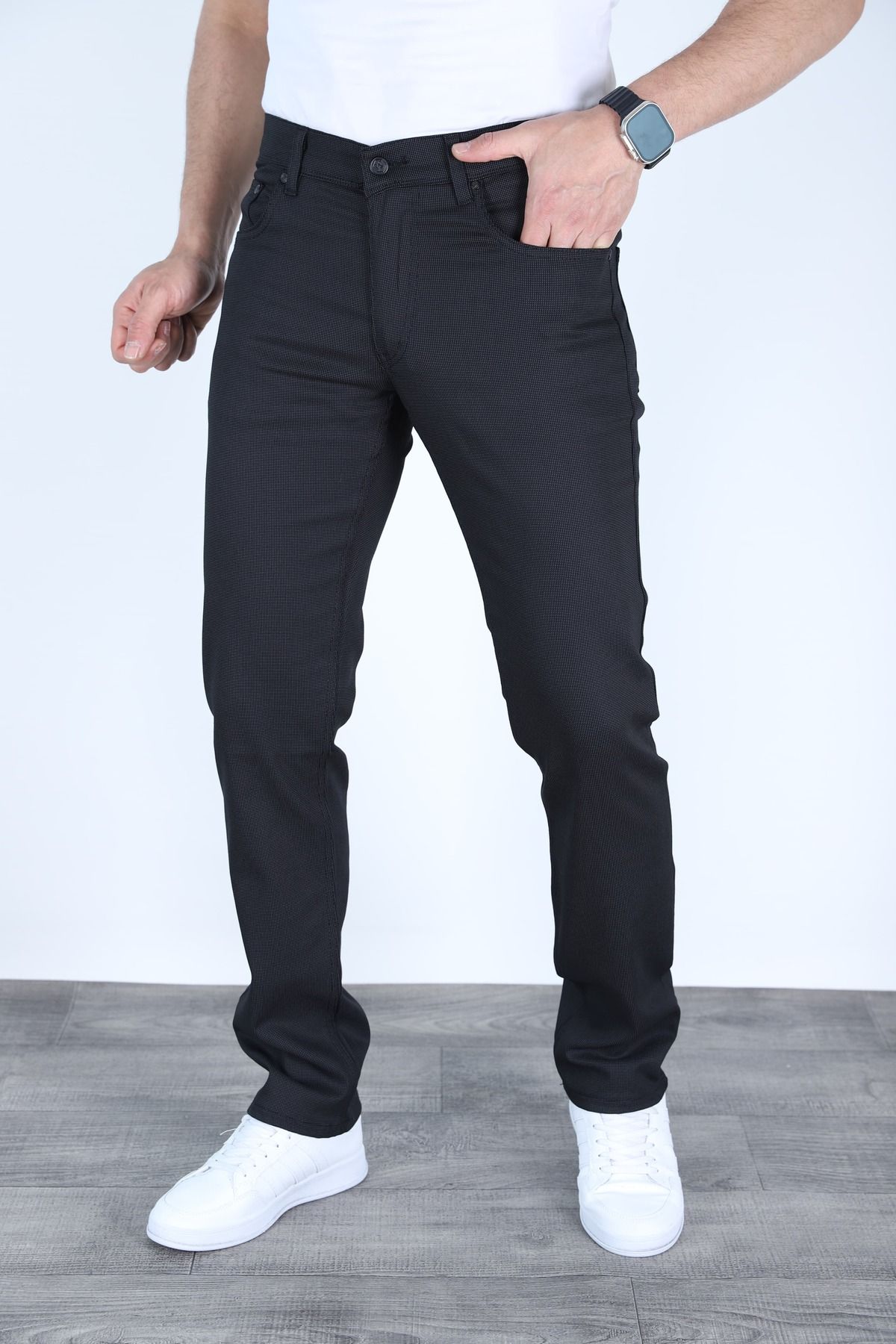 sports here YENİ SEZON NOKTALI SATEN KUMAŞ PANTOLON