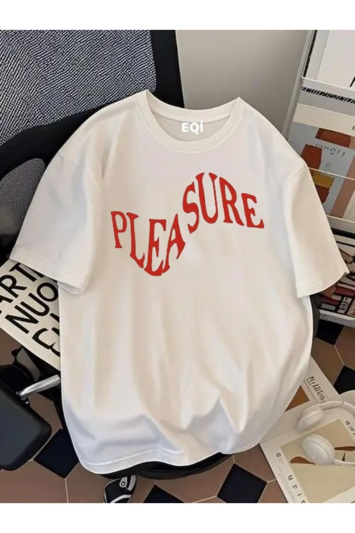 EQİ Pleasure Baskılı Oversize T-Shirt