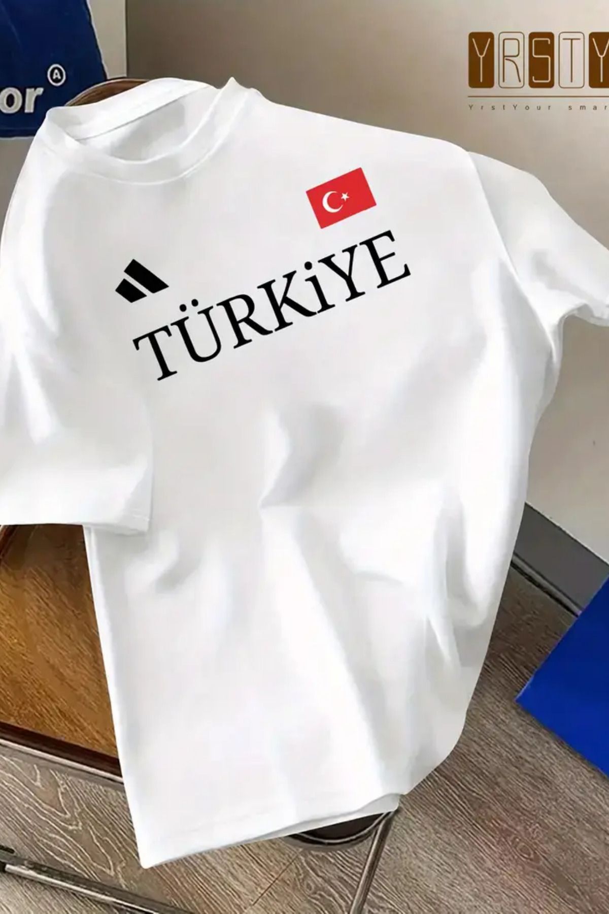 GBRO Turkiye Baskılı Oversize T-Shirt
