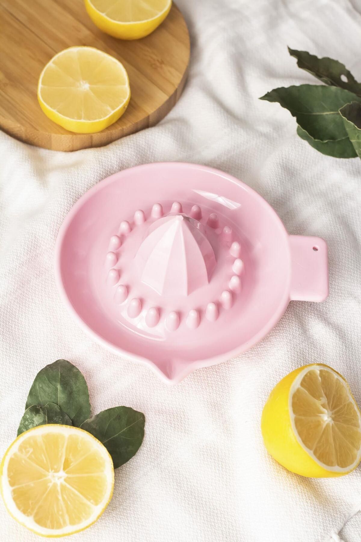 Depa-Acrylic Dark Pink Lemon Squeezer Practical Lemon Squeezer 3