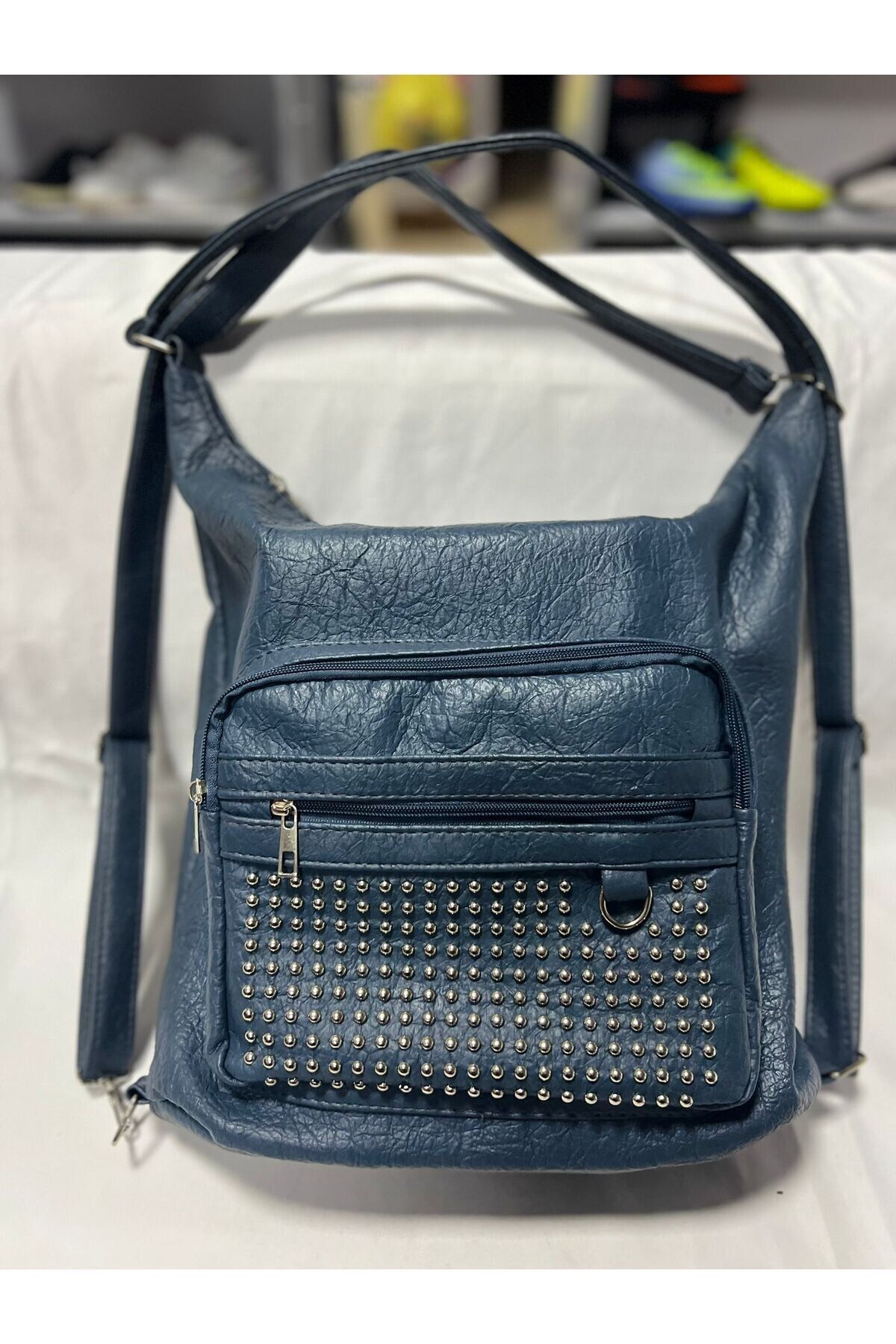 GALB LEATHER Büyük Boy Yumuşak Deri Çok Fonksiyonel Kadın Sırt ve Omuz Çantası