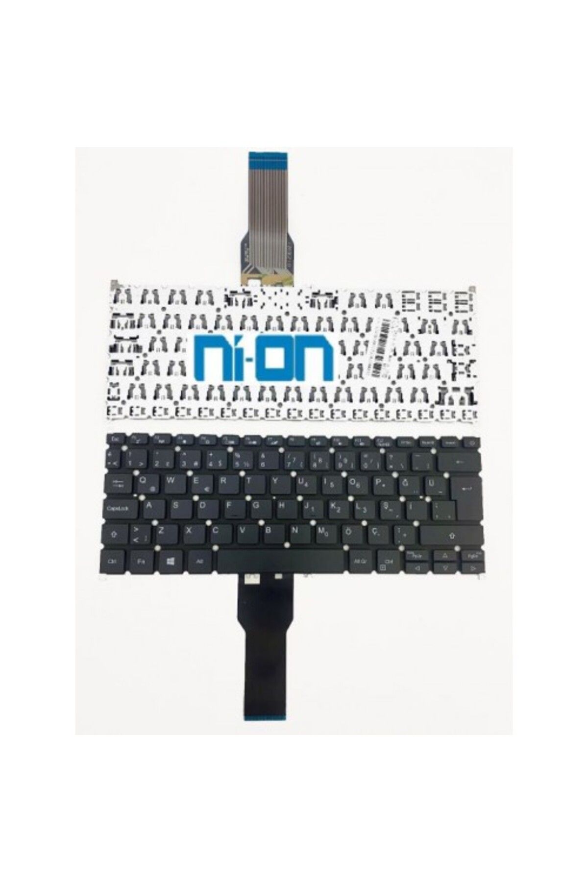 NION Ezbook Mybook14 uyumlu Notebook Klavye (Siyah TR)