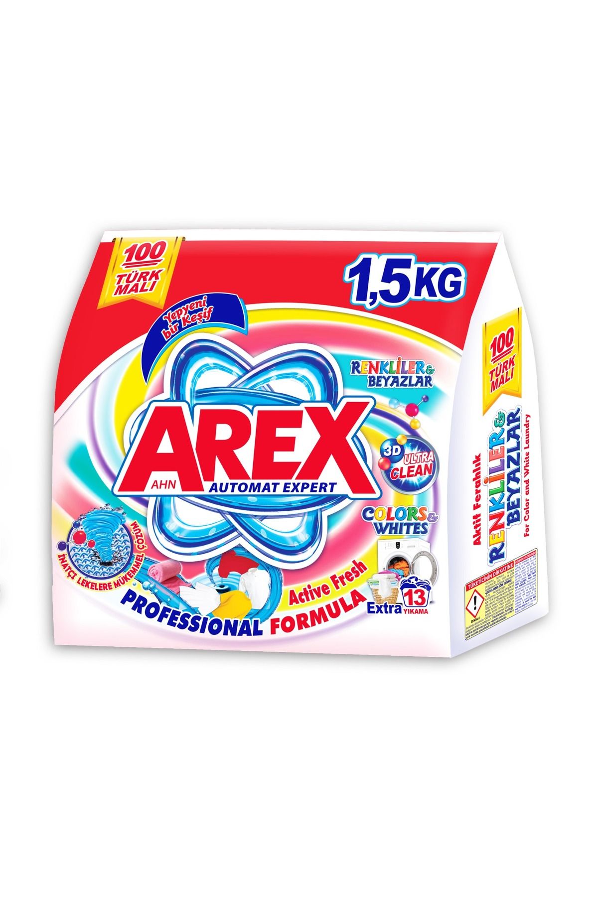 AREX MATİK TOZ DETERJAN COLOR&WHİTE 1,5KG