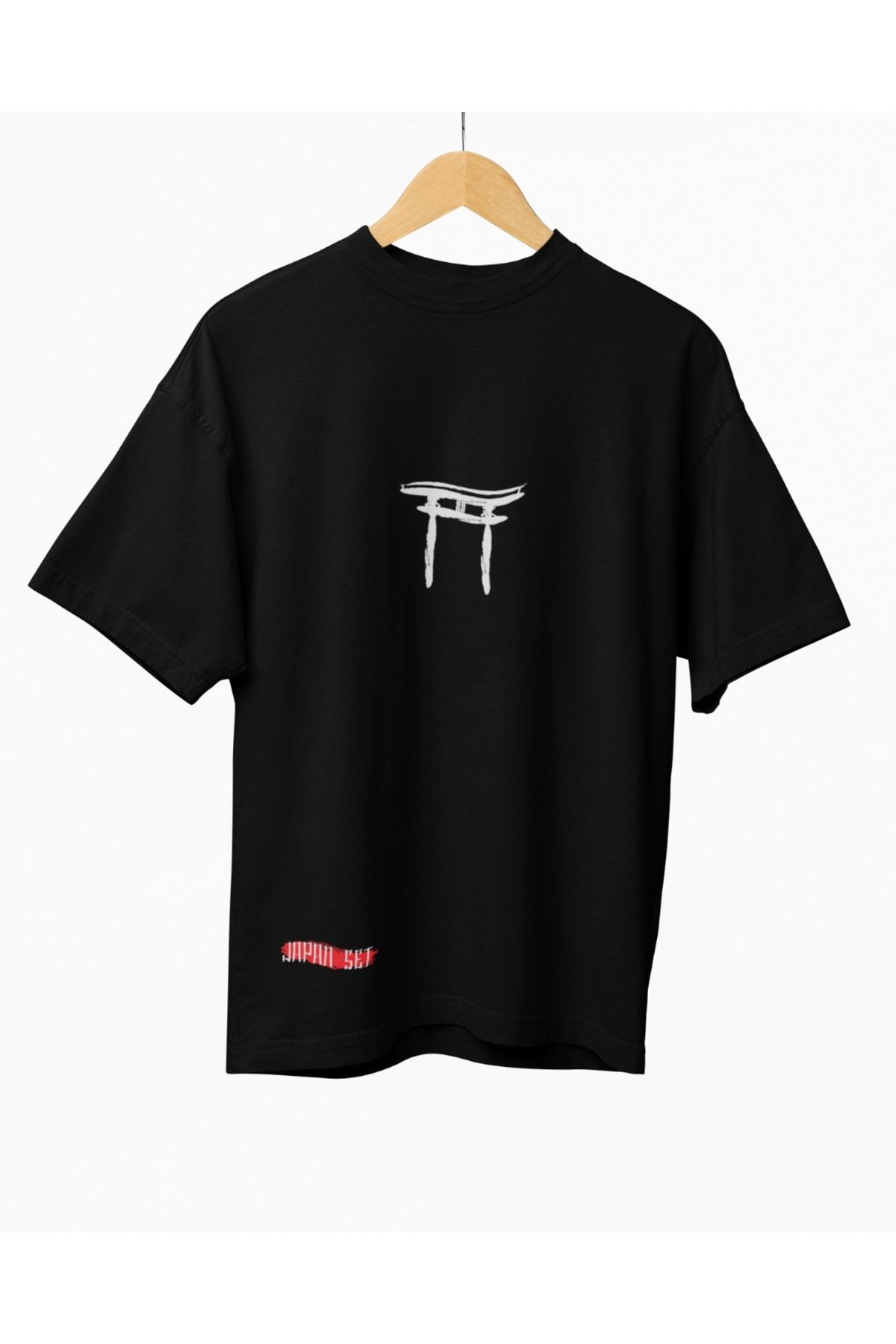 Mollis Sessiz Kapı Kadın Baskılı Oversize T-Shirt