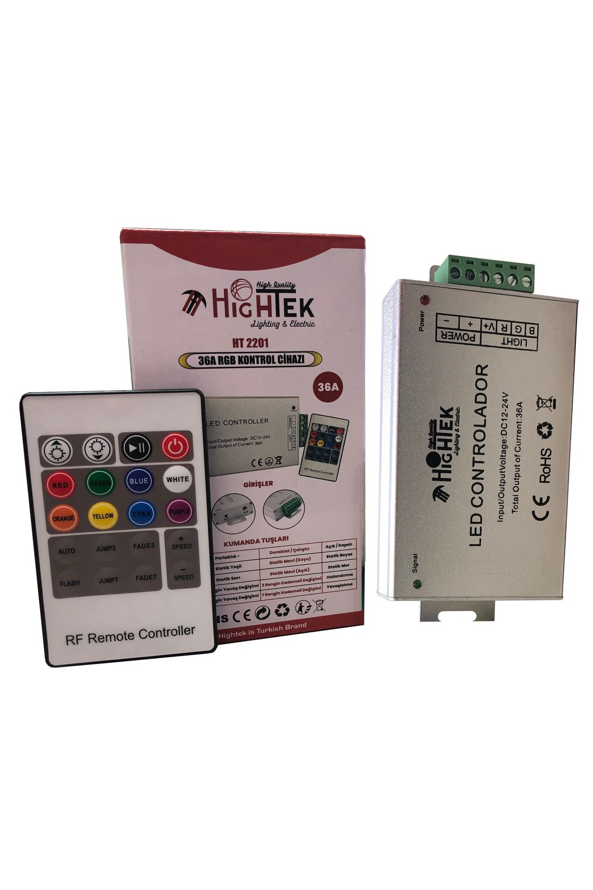 SpeedUF 36A 12V-24V LED Kontrol Cihazı | Yüksek Akım LED Sürücü | Profesyonel LED Kontrol Ünitesi