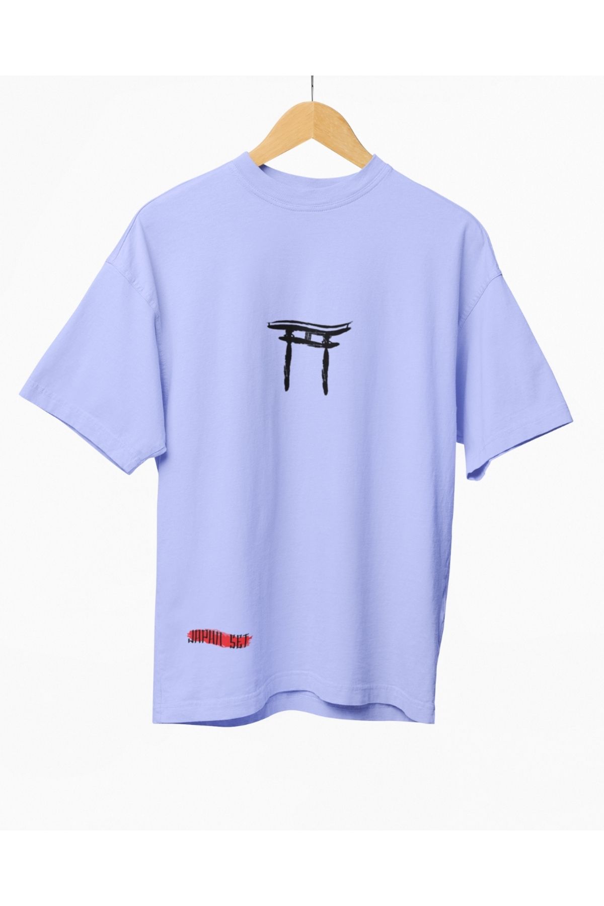 Mollis Sessiz Kapı Kadın Baskılı Oversize T-Shirt