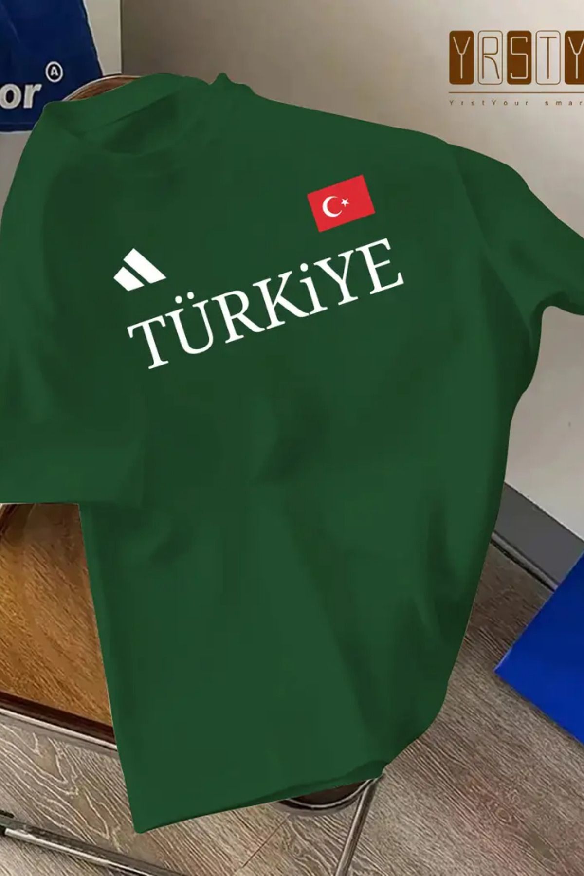GBRO Turkiye Baskılı Oversize T-Shirt