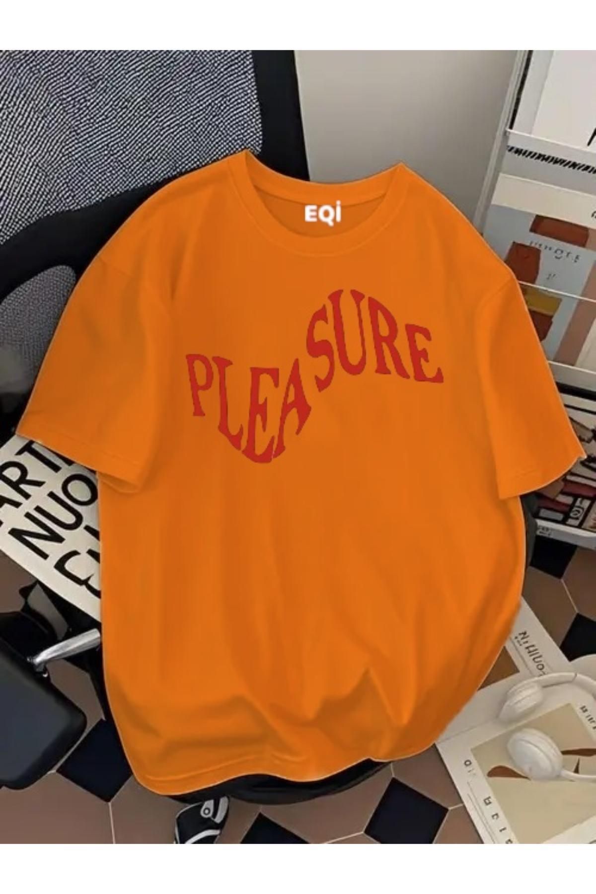 EQİ Pleasure Baskılı Oversize T-Shirt