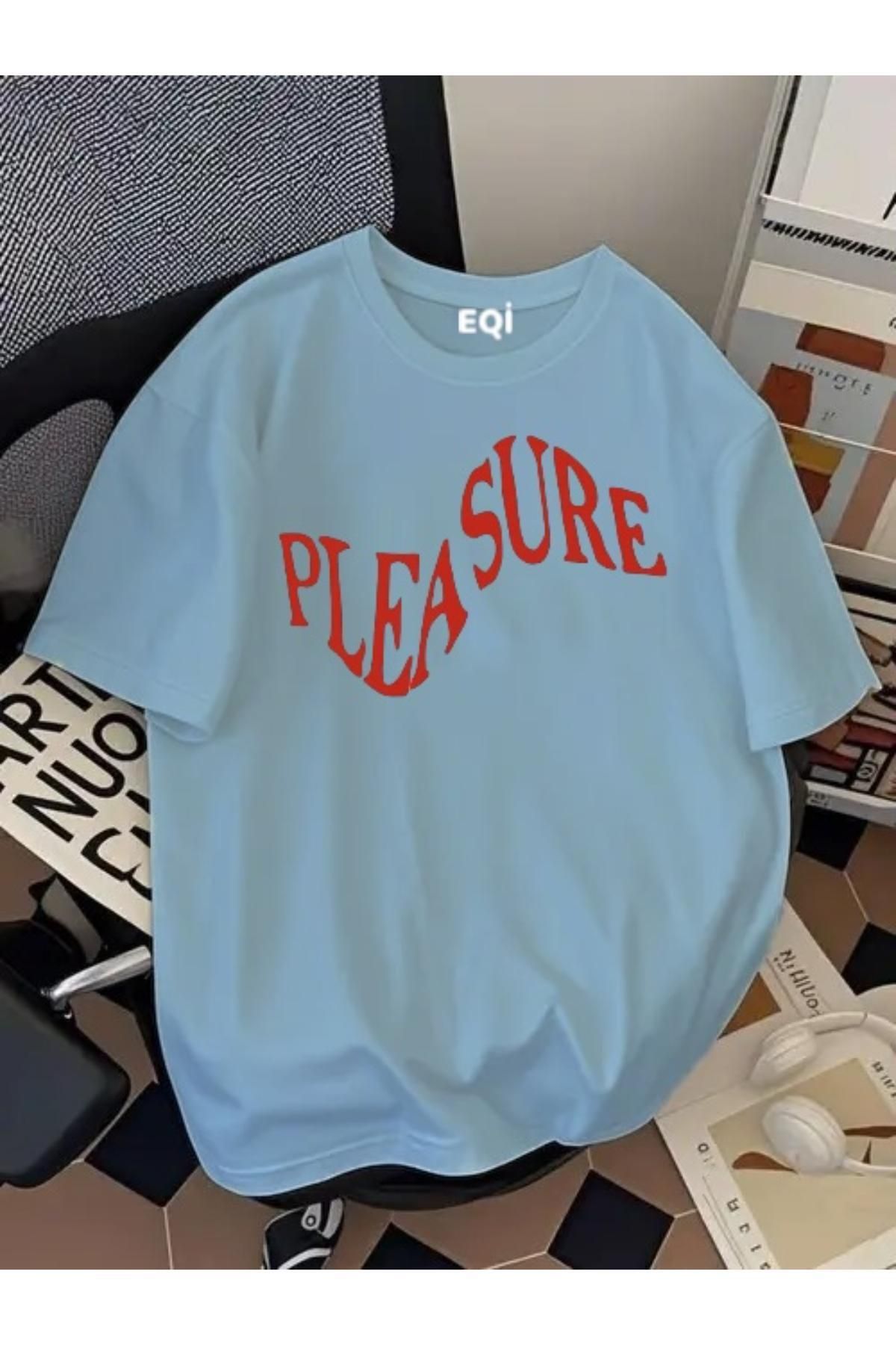 EQİ Pleasure Baskılı Oversize T-Shirt