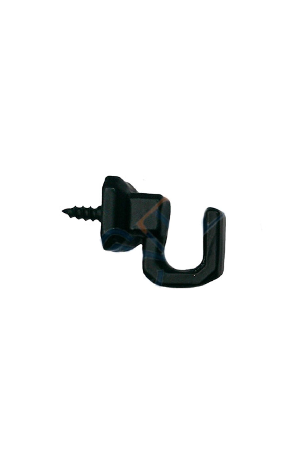 Easy Tedarik Vidalı Kanca, Askı Küçük - 15x18mm, Siyah - 100 Adet