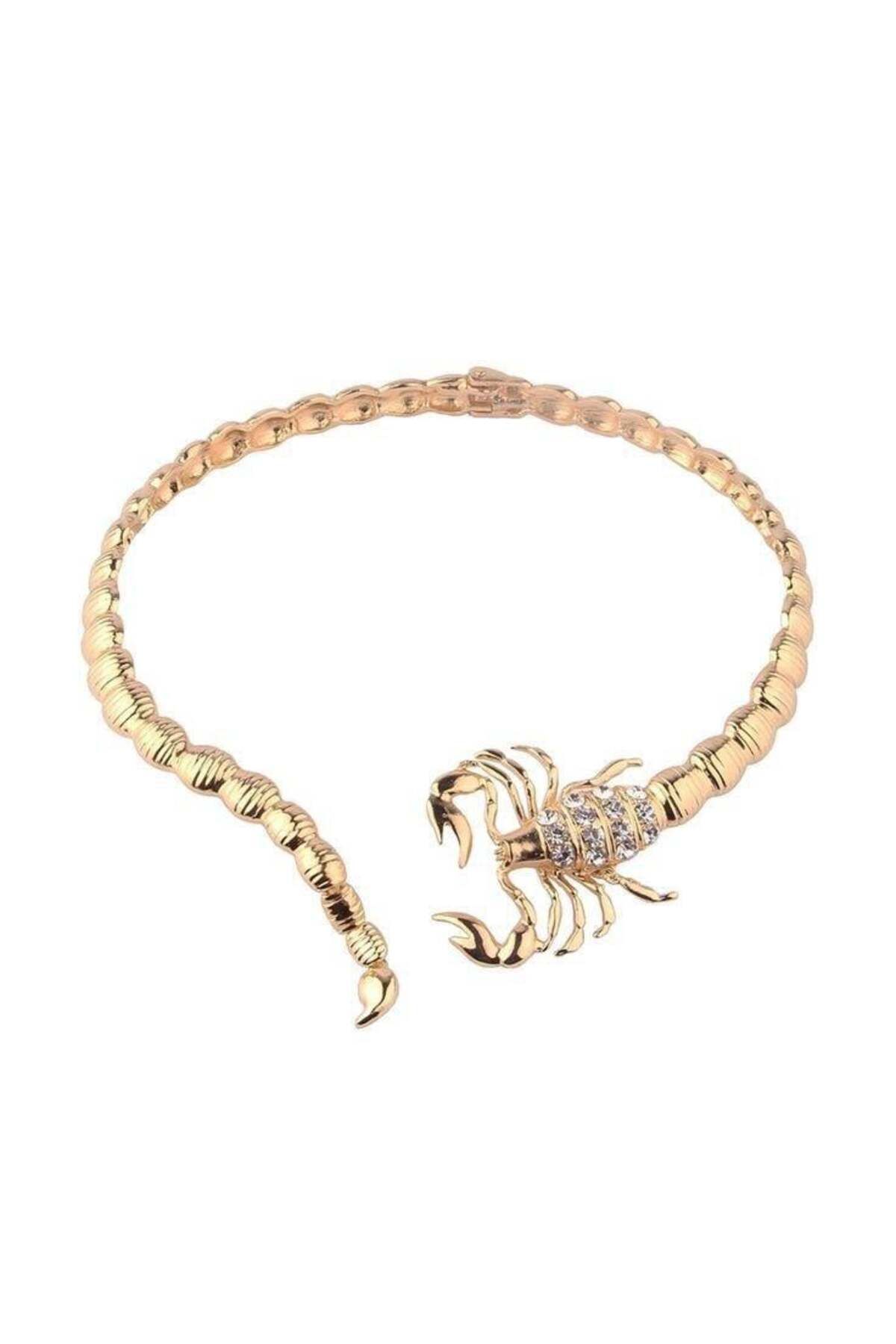Alice İsstanbul Gold Akrep Choker Kolye