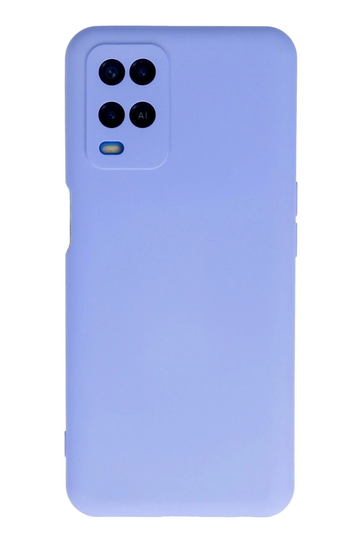 NewFace A54 4G Kılıf Nano içi Kadife Silikon - Lila FERRG