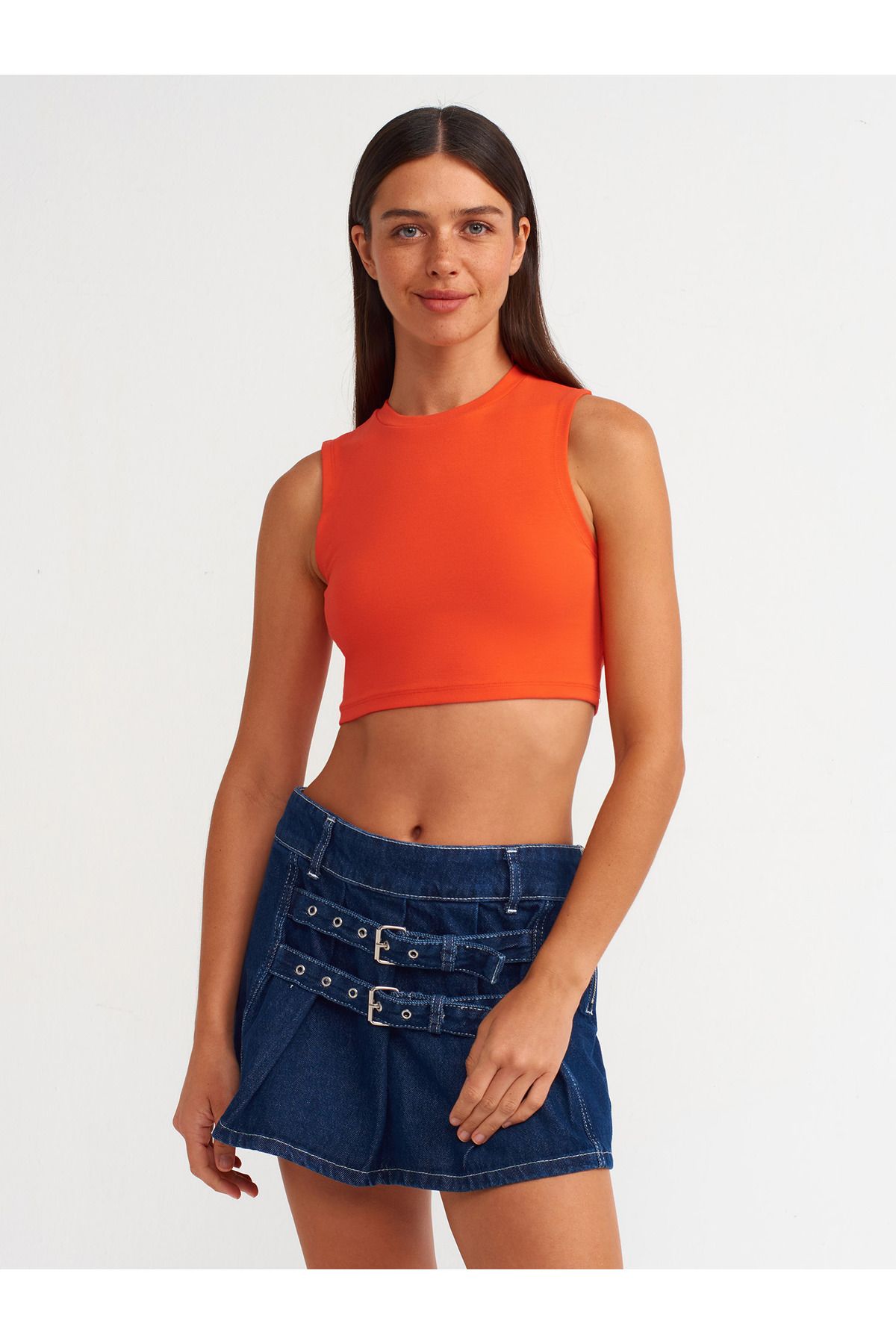 Dilvin 30125 Crop Top