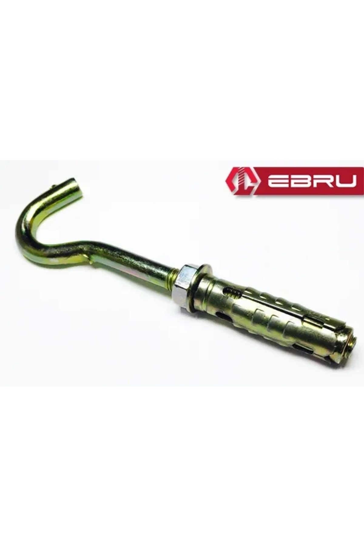 ShopNova Gömlekli Kancalı Çelik Dübel M6 - 100 Adet