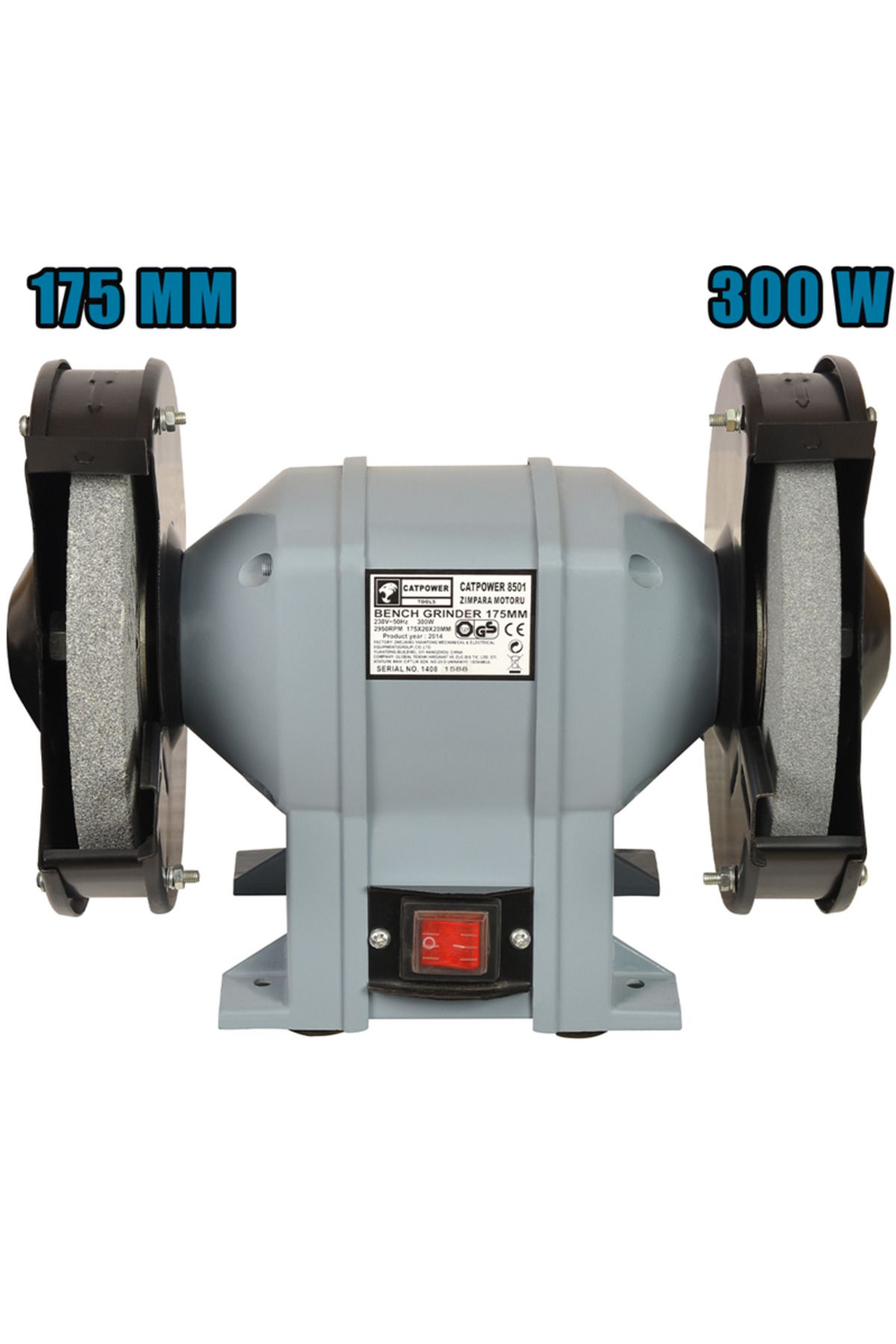 CATPOWER EL ALETLERİ Catpower CAT8501 Zımpara Motoru 175 mm 300W