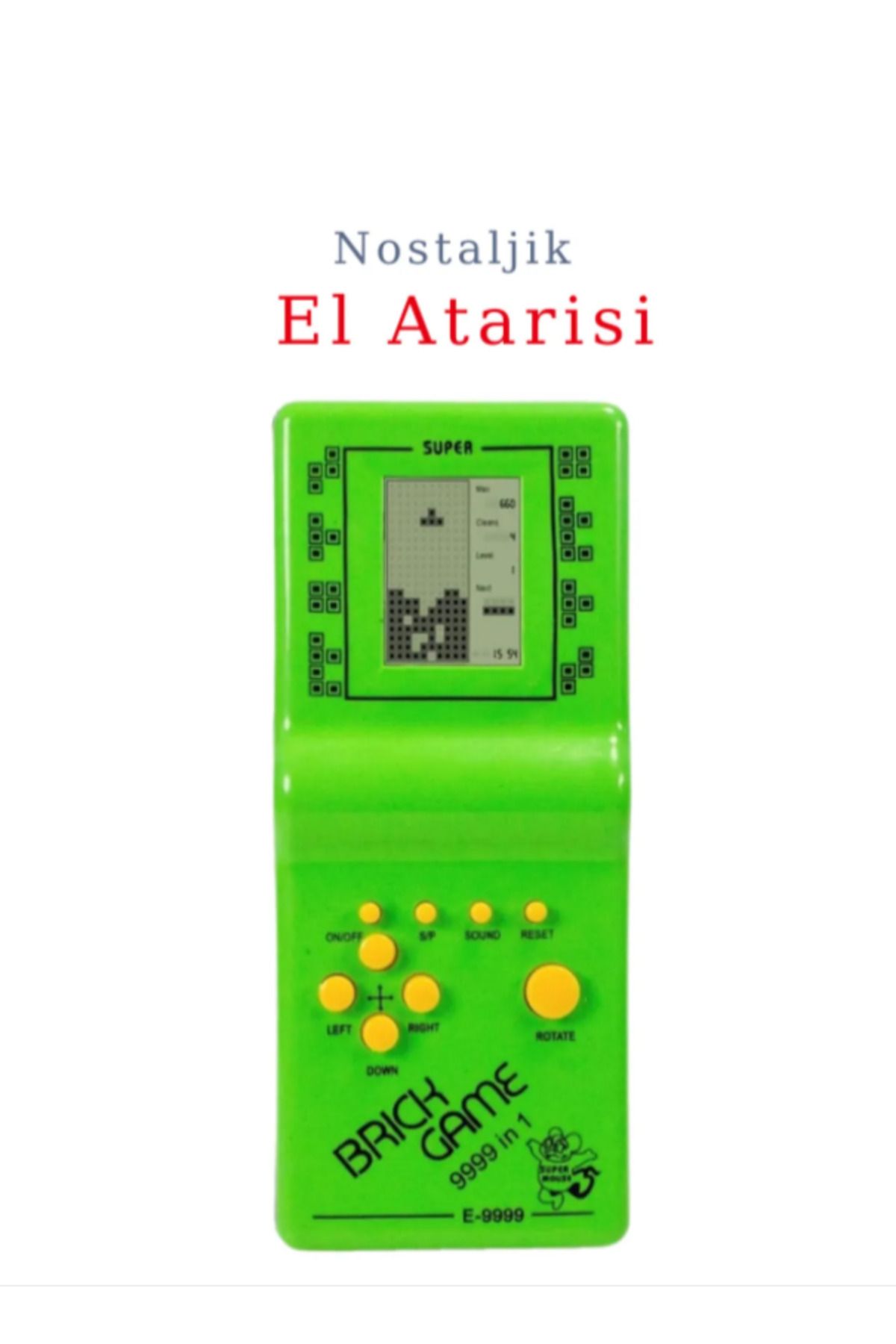 CAN OYUNCAK Klasik Tetris Yeşil
