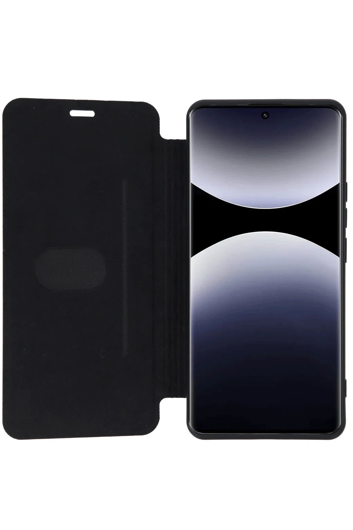 NewFace Xiaomi Redmi Note 14 Pro 4G Kılıf Flip Cover - Lacivert FERRG
