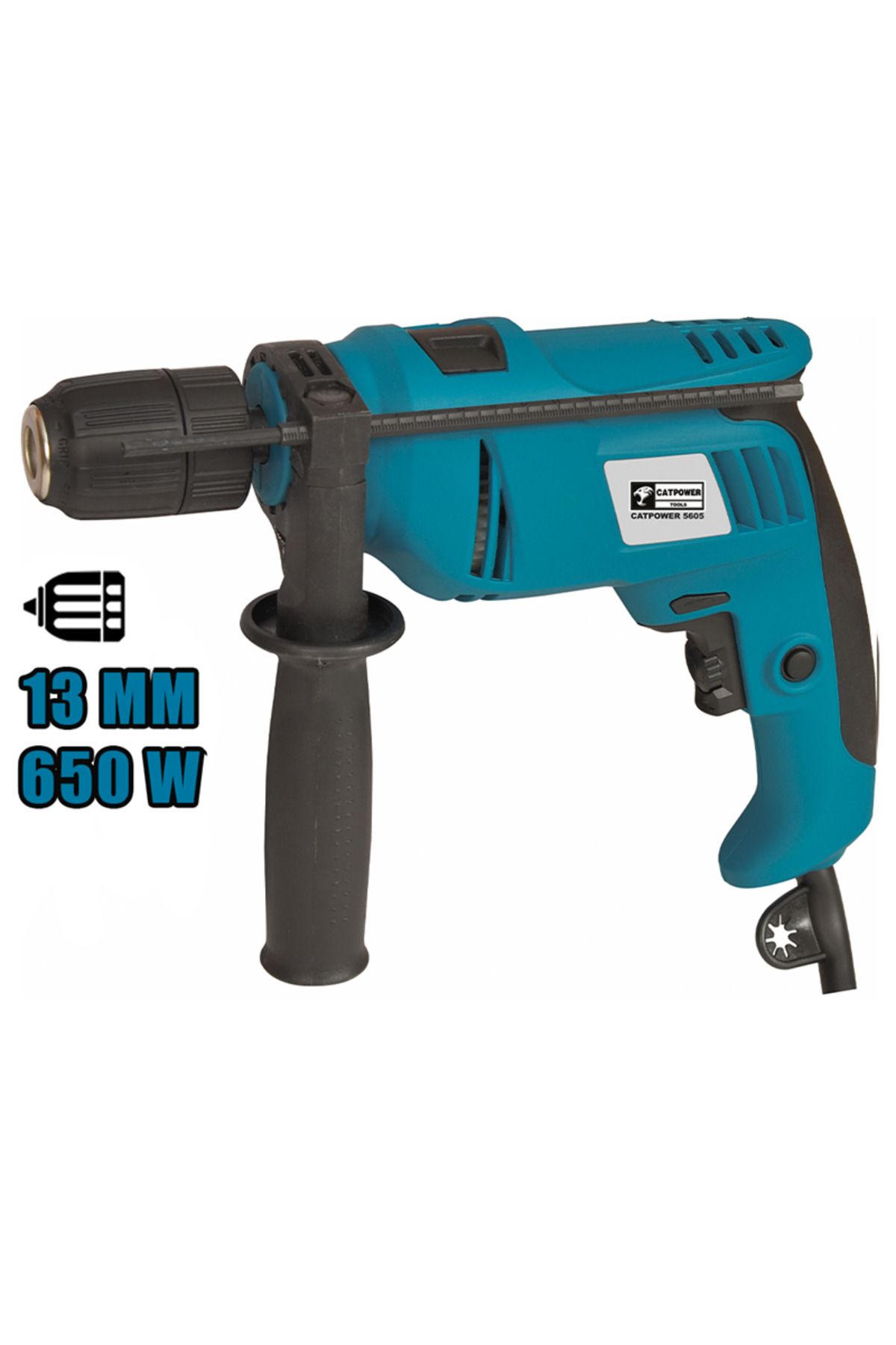 CATPOWER EL ALETLERİ Catpower CAT5605 Darbeli Matkap 13 mm 650W
