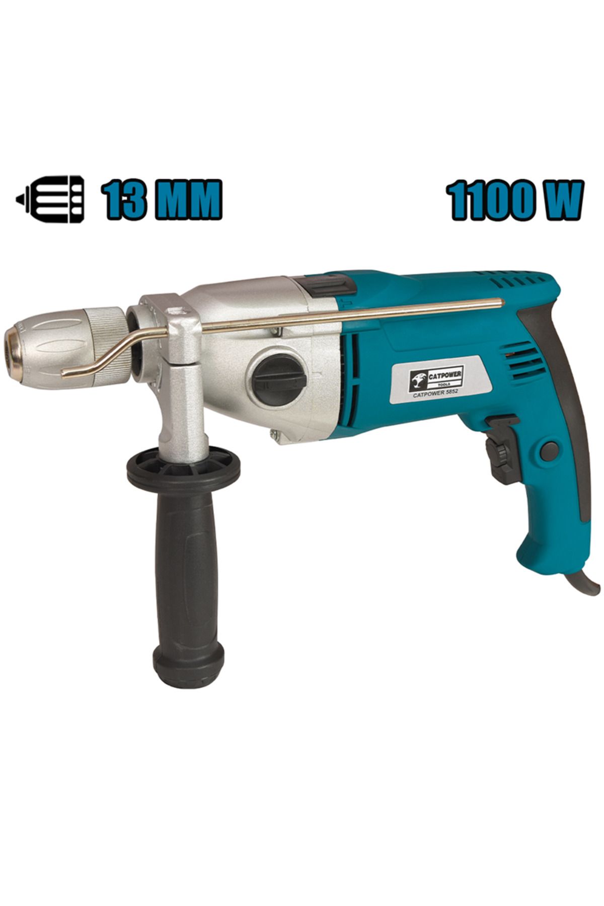 CATPOWER EL ALETLERİ Catpower CAT5852 Darbeli Matkap 13 mm 1100 W