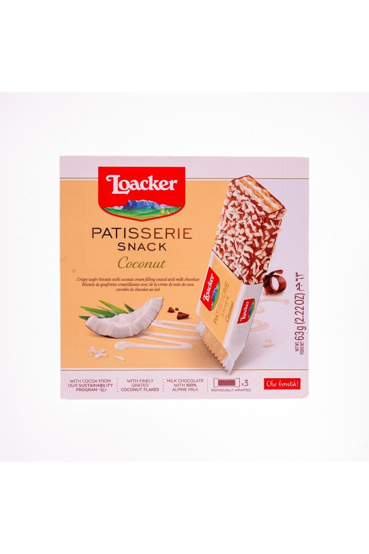 Loacker GRAN PATISSERIE CREME COCONUT 63 GR