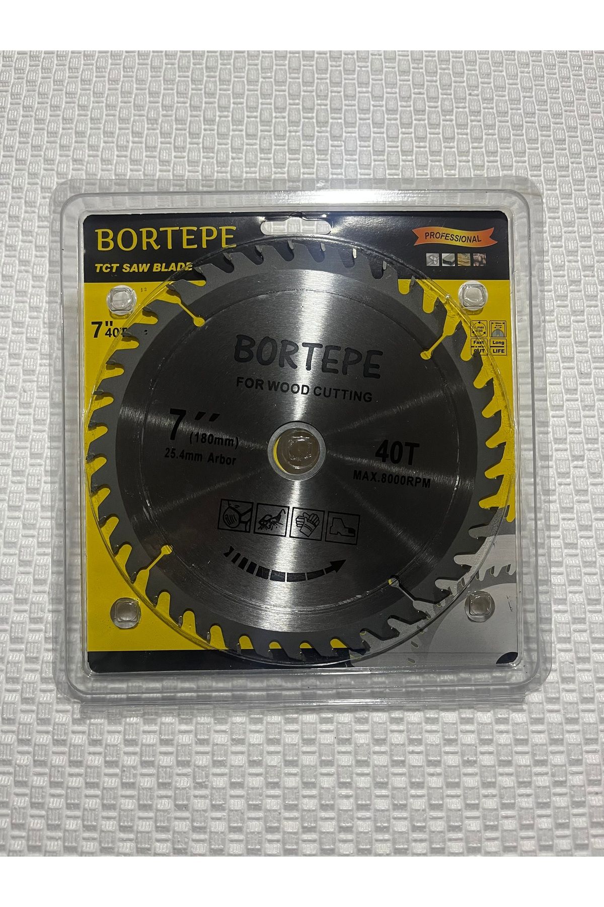Bortepe ELMAS SUNTA TESTERE 180MMX25.4MM 40T 1 ADET GÖNDERİLİR