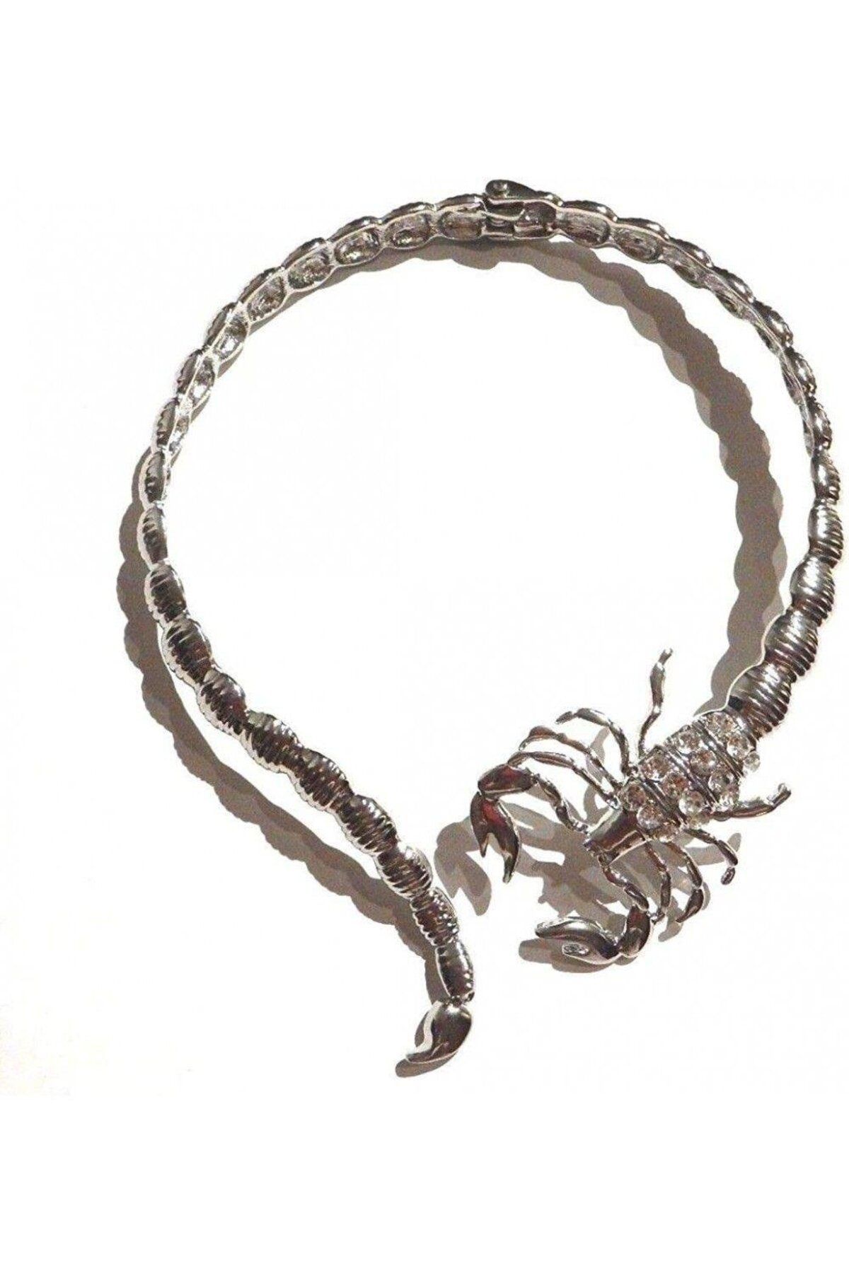 Alice İsstanbul Silver Akrep Choker Kolye