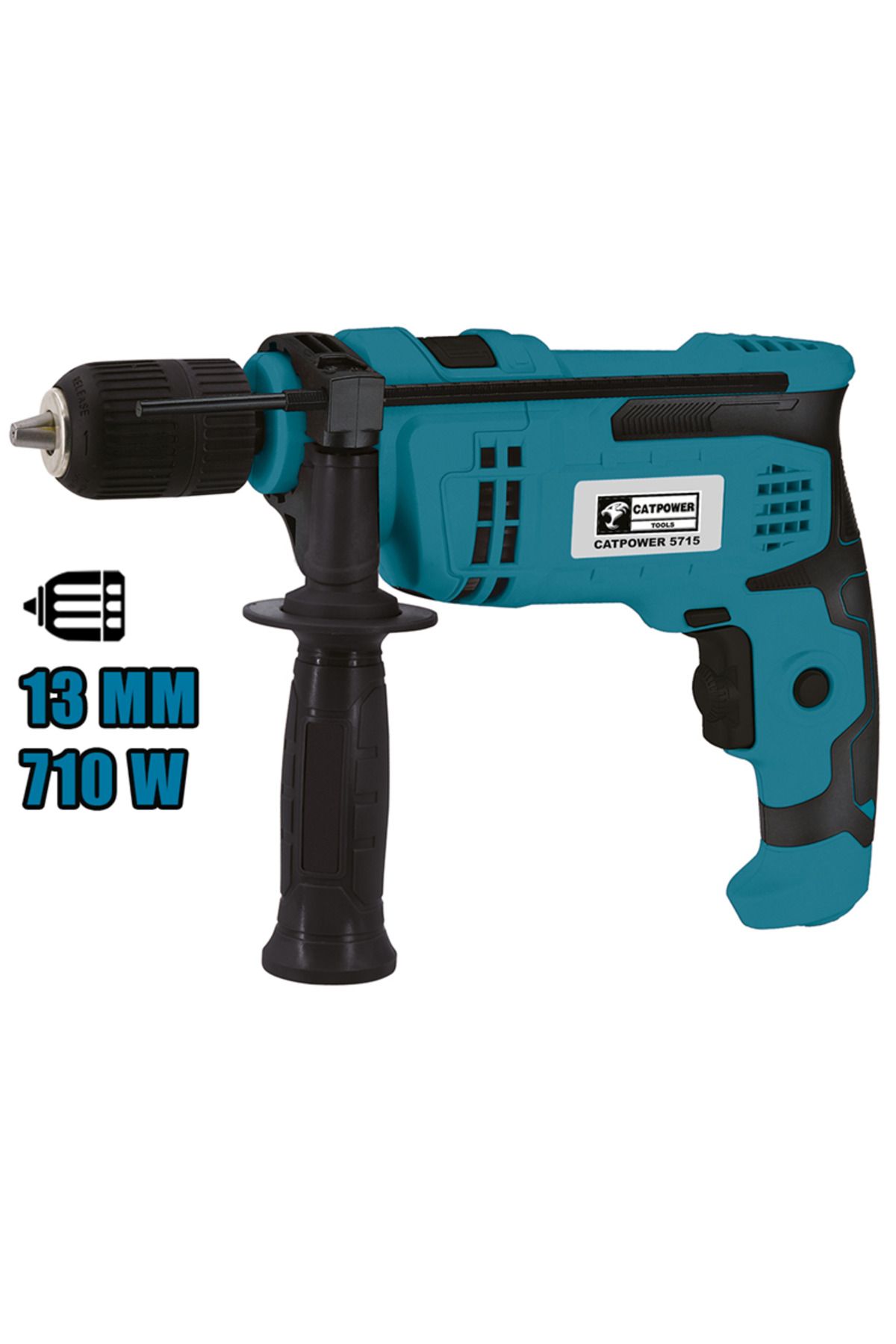 CATPOWER EL ALETLERİ Catpower CAT5715 Darbeli Matkap 13 mm 710W