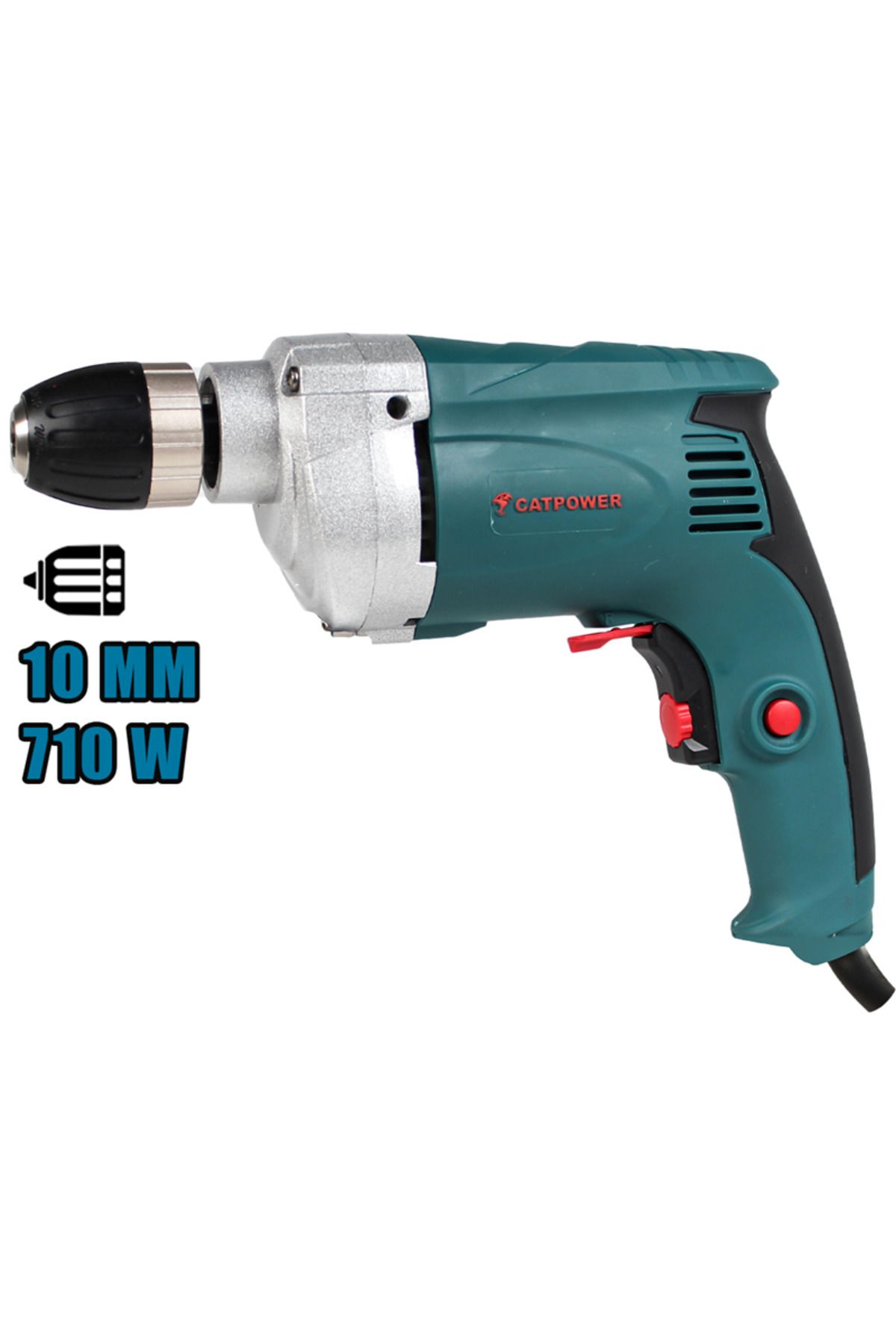 CATPOWER EL ALETLERİ Catpower CAT5712 Darbesiz Matkap 10 mm 710W