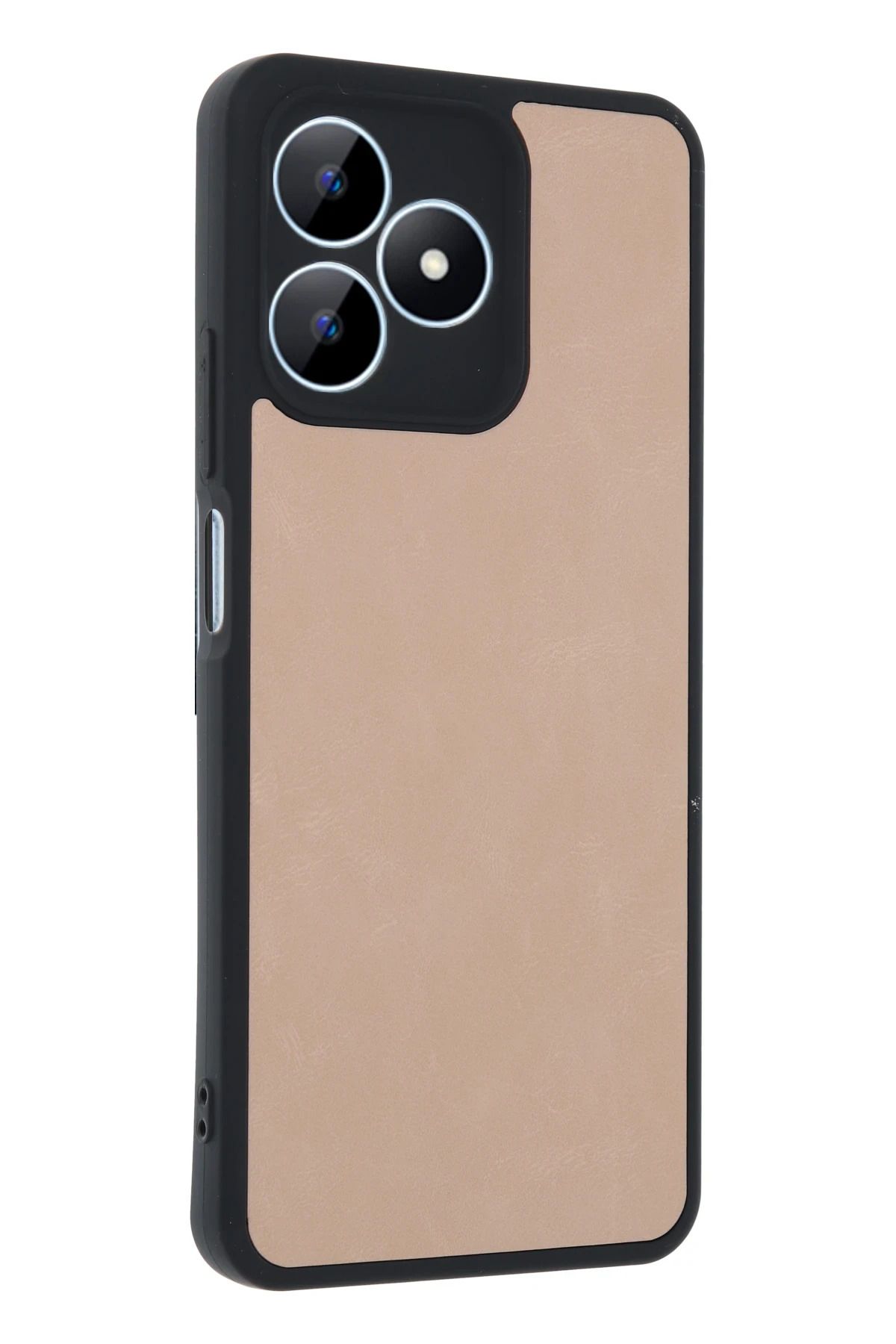 NewFace Realme Note 50 4G Kılıf Aras Deri Kapak - Pudra FERRG