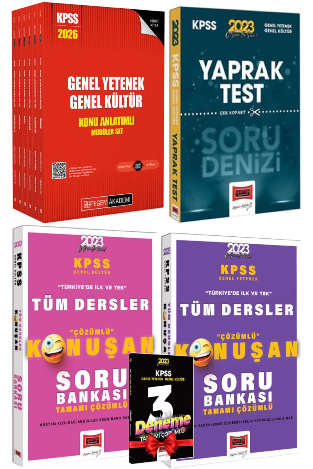 Pegem Akademi Yayıncılık 2026 Pegem GYGK Konu Anlatım Modüler Set+Yargı Yaprak Test+GYGK Soru Bankaları+Hediye